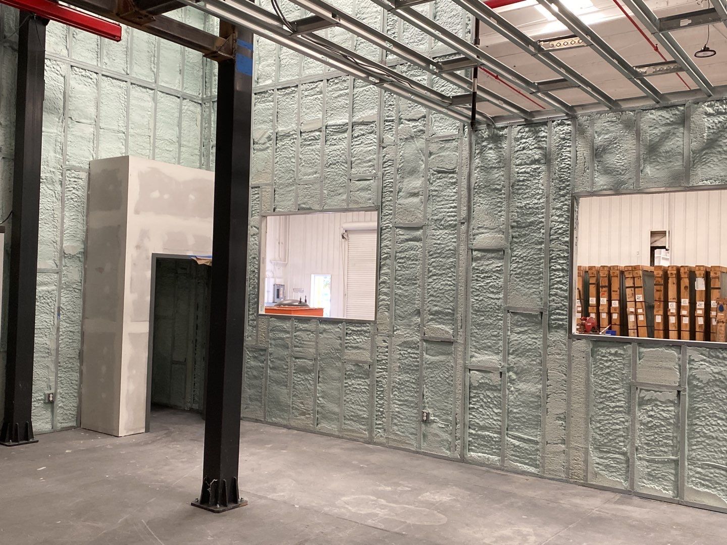 Spray Foam Insulation using Demelek Spray foam by Straight Edge Roofing Inc