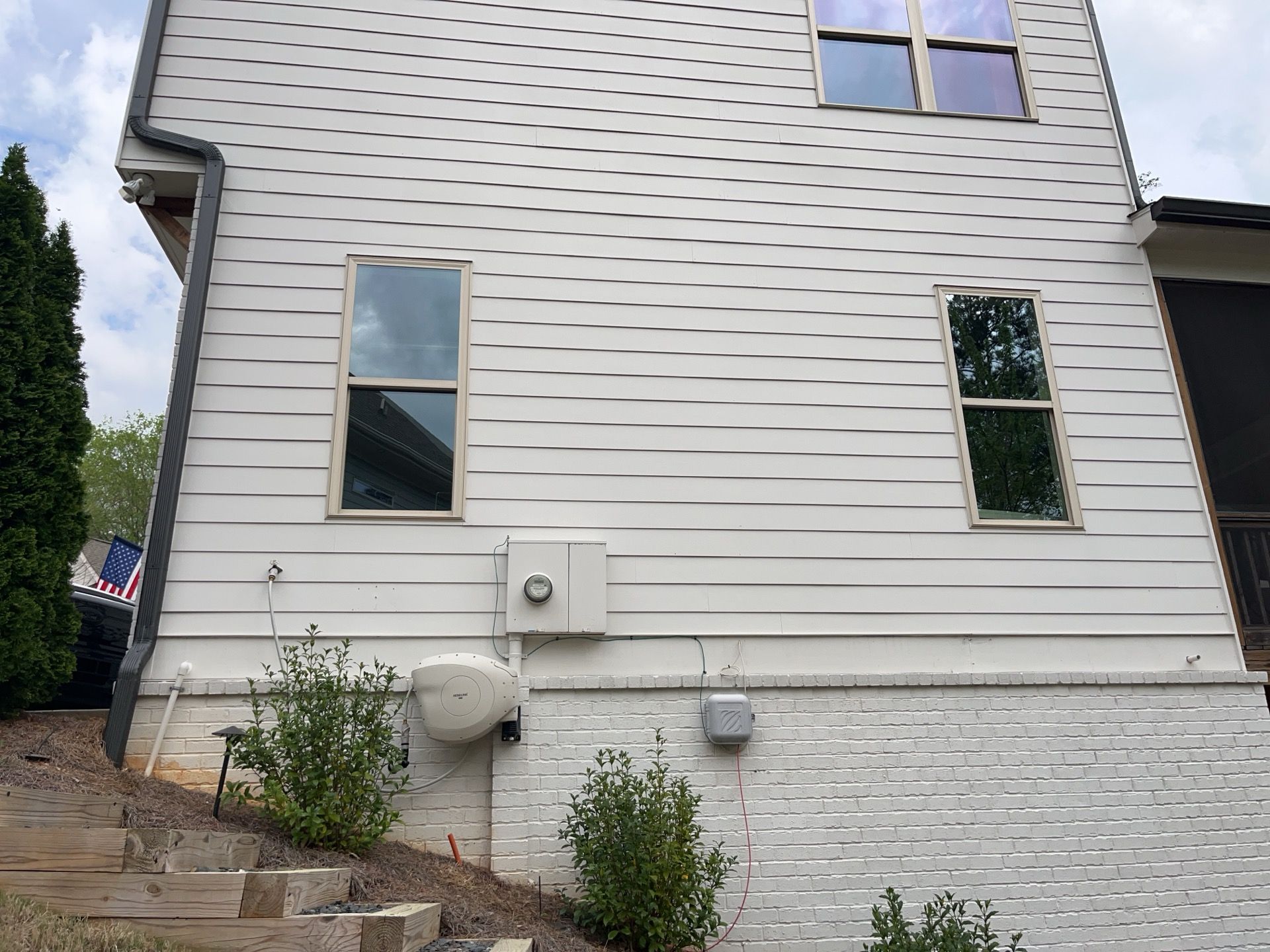 Custom Gable Bracket Replacement, Exterior Paint, and Deck Stain in Chamblee, GA by Nelson Exteriors 