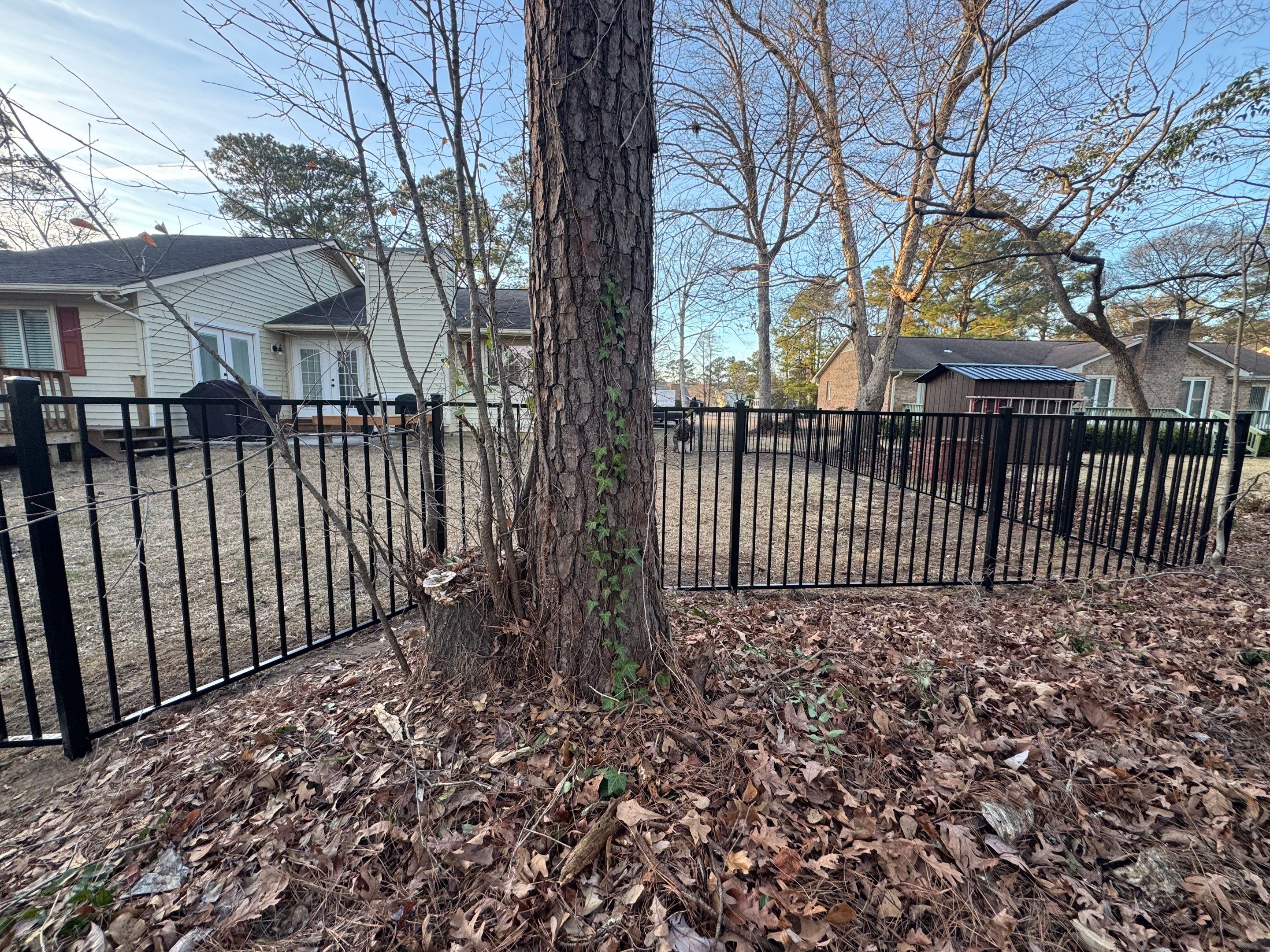 Project in New Bern by Superior Fence and Rail