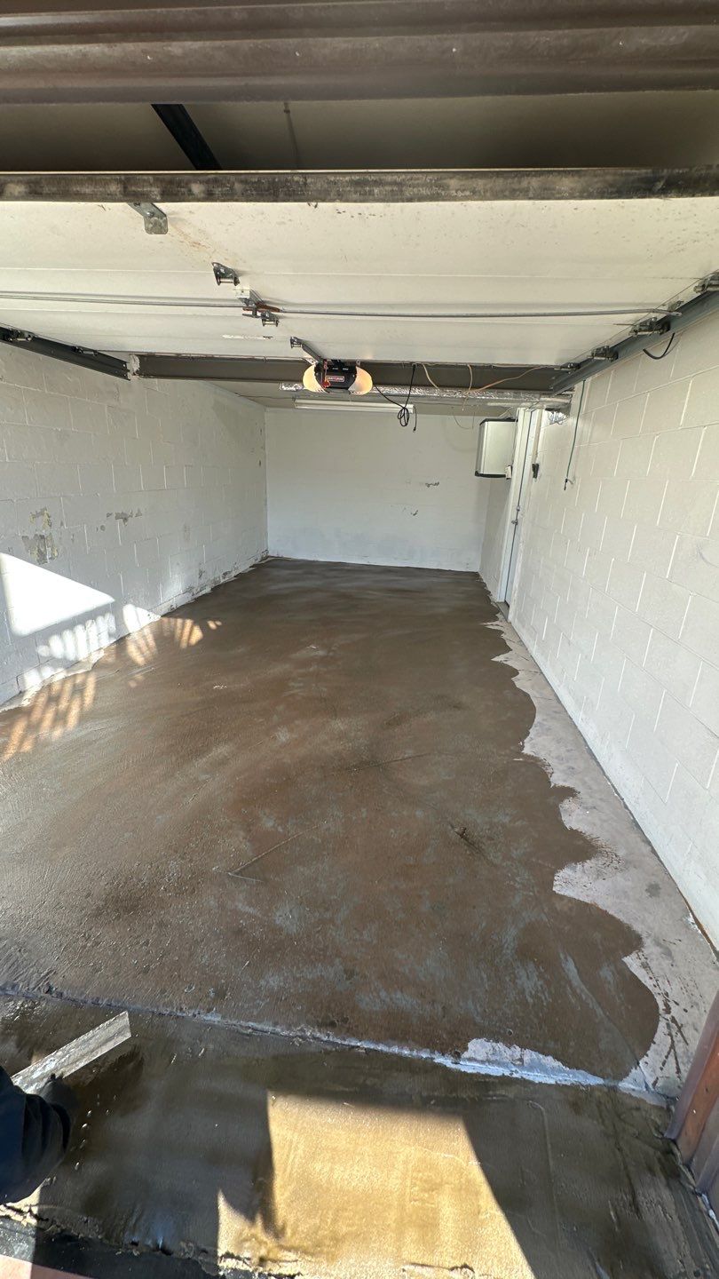 Porch + Garage Project in McKees Rocks by Floors in a Day, Inc