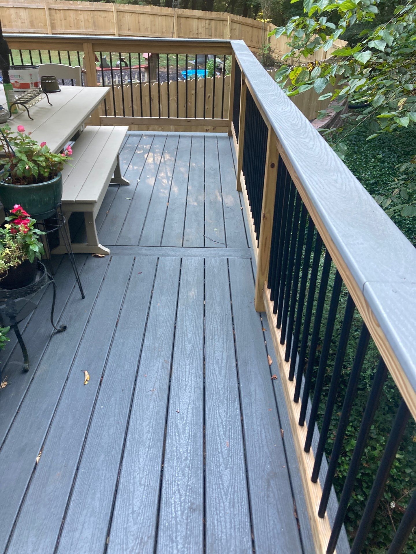 Deck Stain in Lilburn, GA by Nelson Exteriors 
