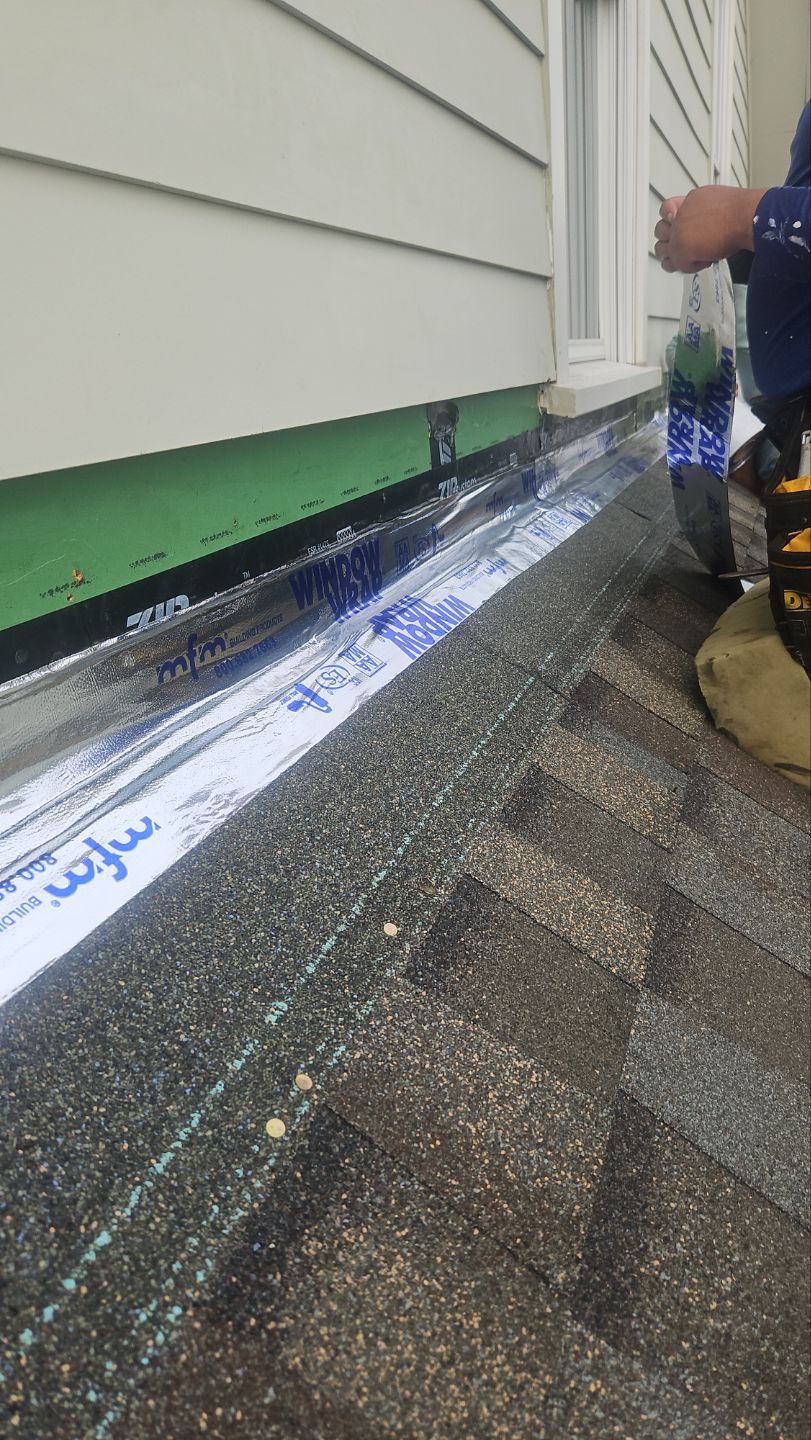 Flashing and siding repair by Indigo State Roofing