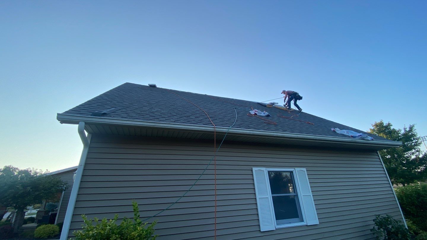 Residential Roofing Installation using GAF Timberline HDZ Weathered Wood by Nitro Roofing and Construction