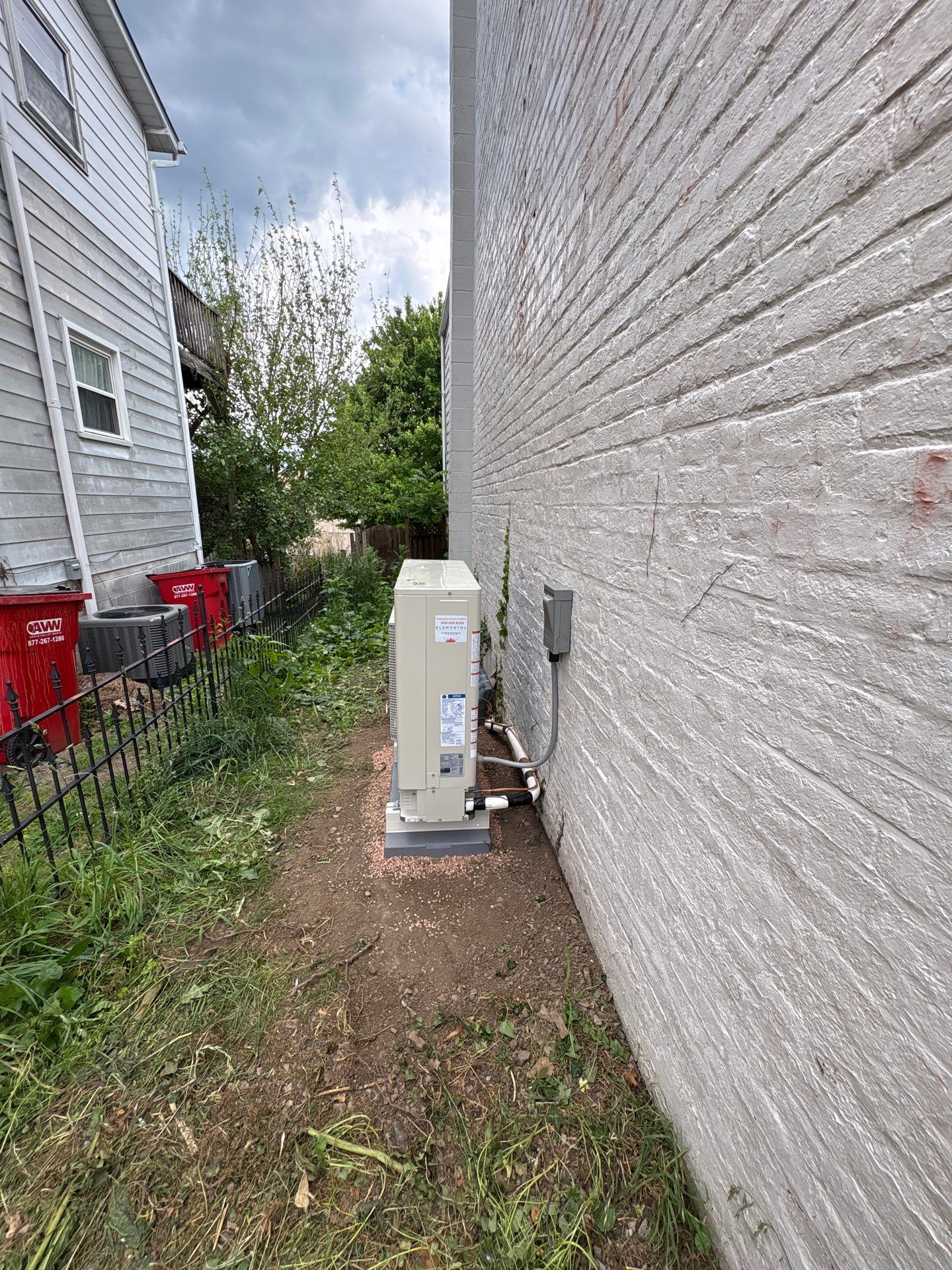 High efficiency inverter install by Elemental Heating and air conditioning LLC