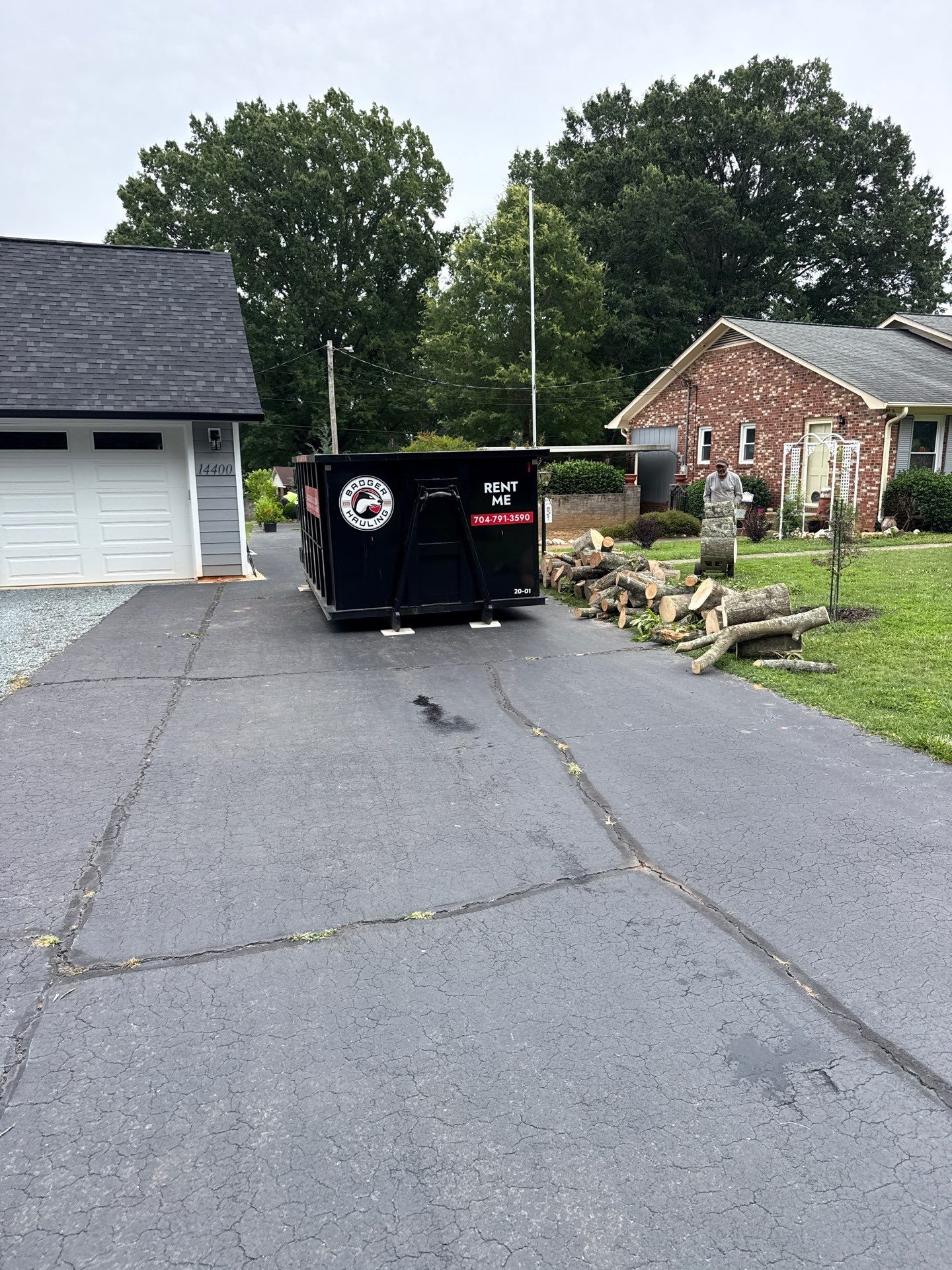 Dumpster Rental Matthews by Badger Hauling