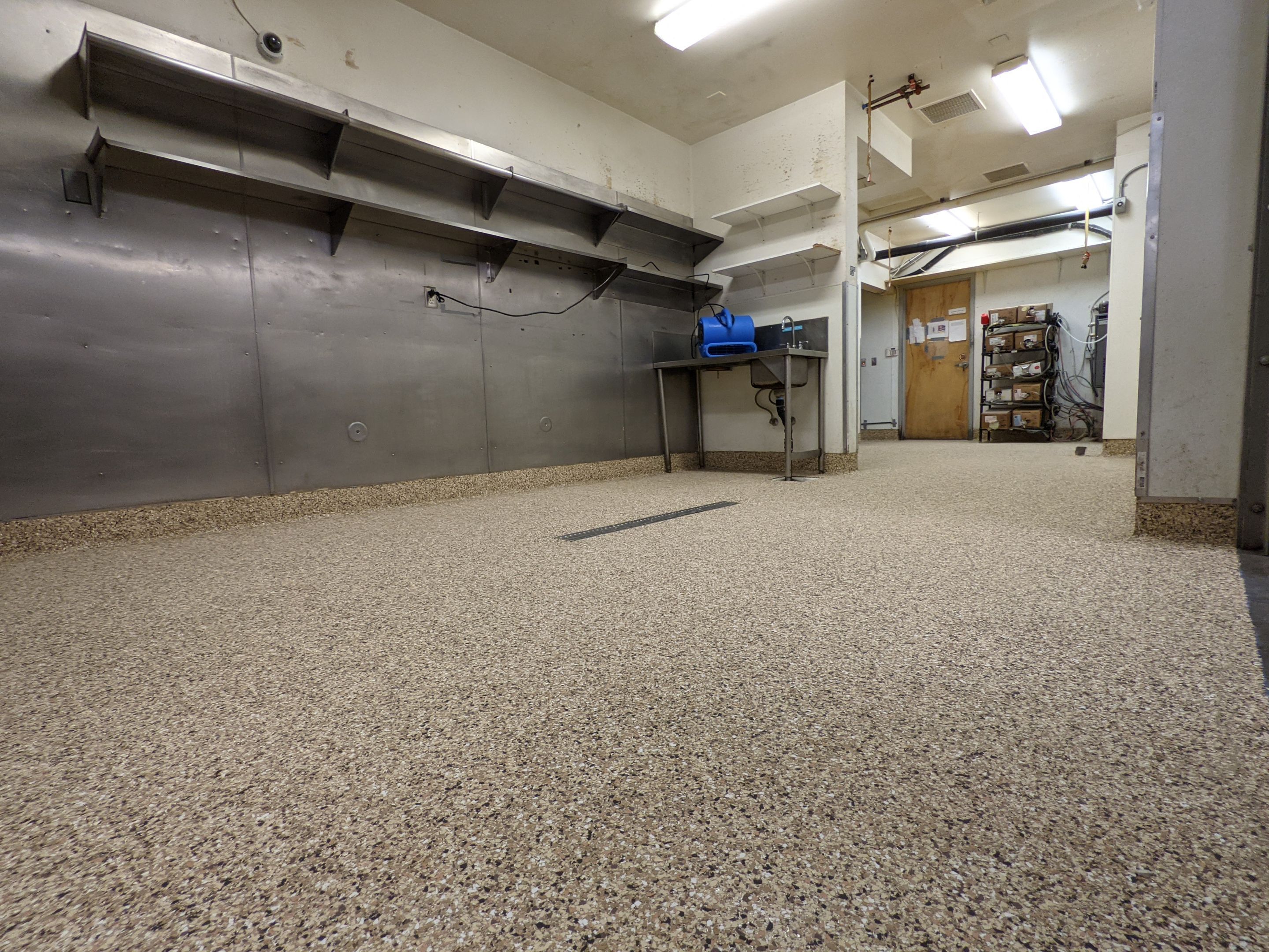 Commercial Floor Transformation using Penntek Evolution System by Croc Coatings, LLC