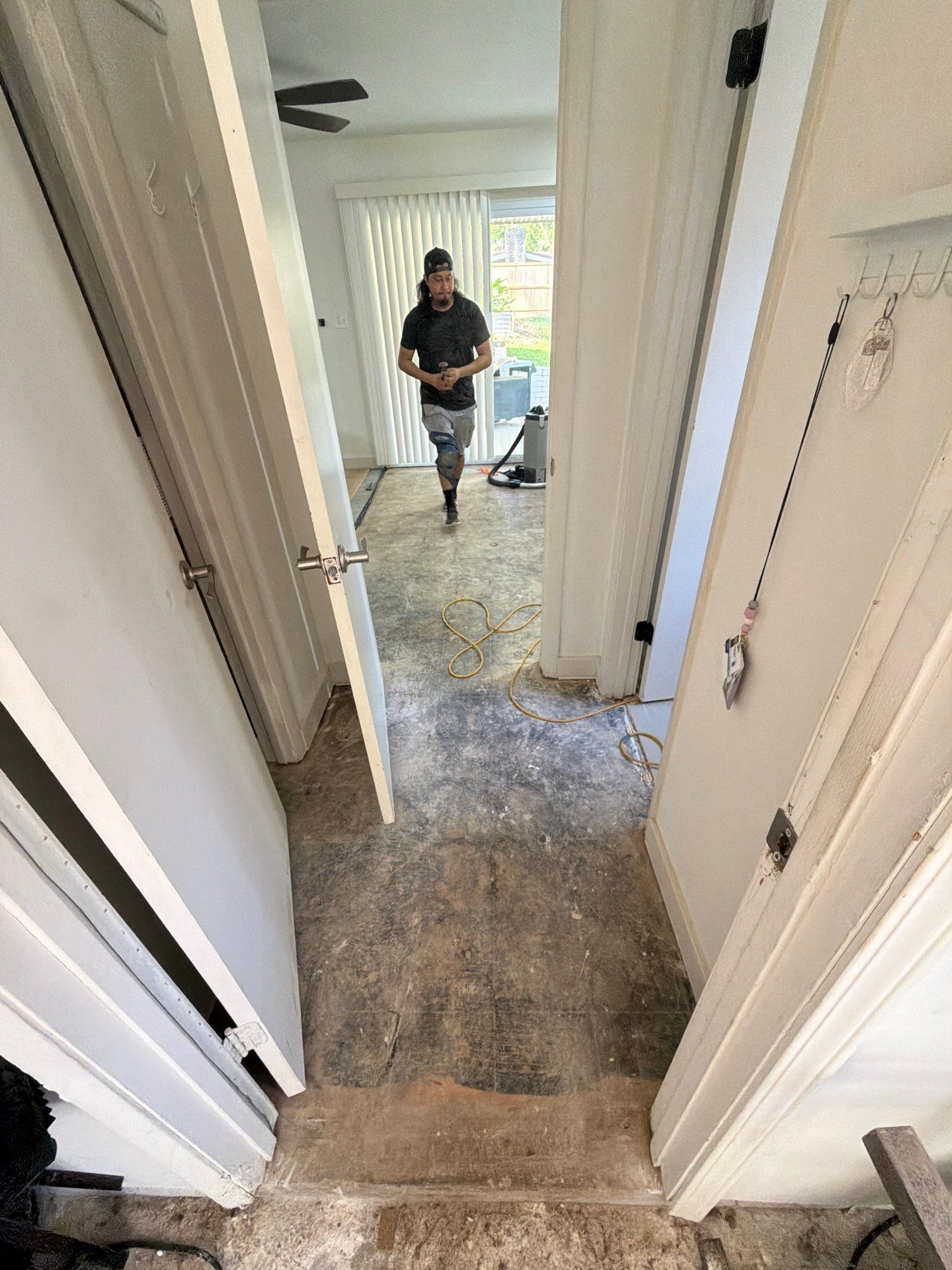 Light Wood-Look Plank Flooring Installation in Decatur by Swift Home Renovations