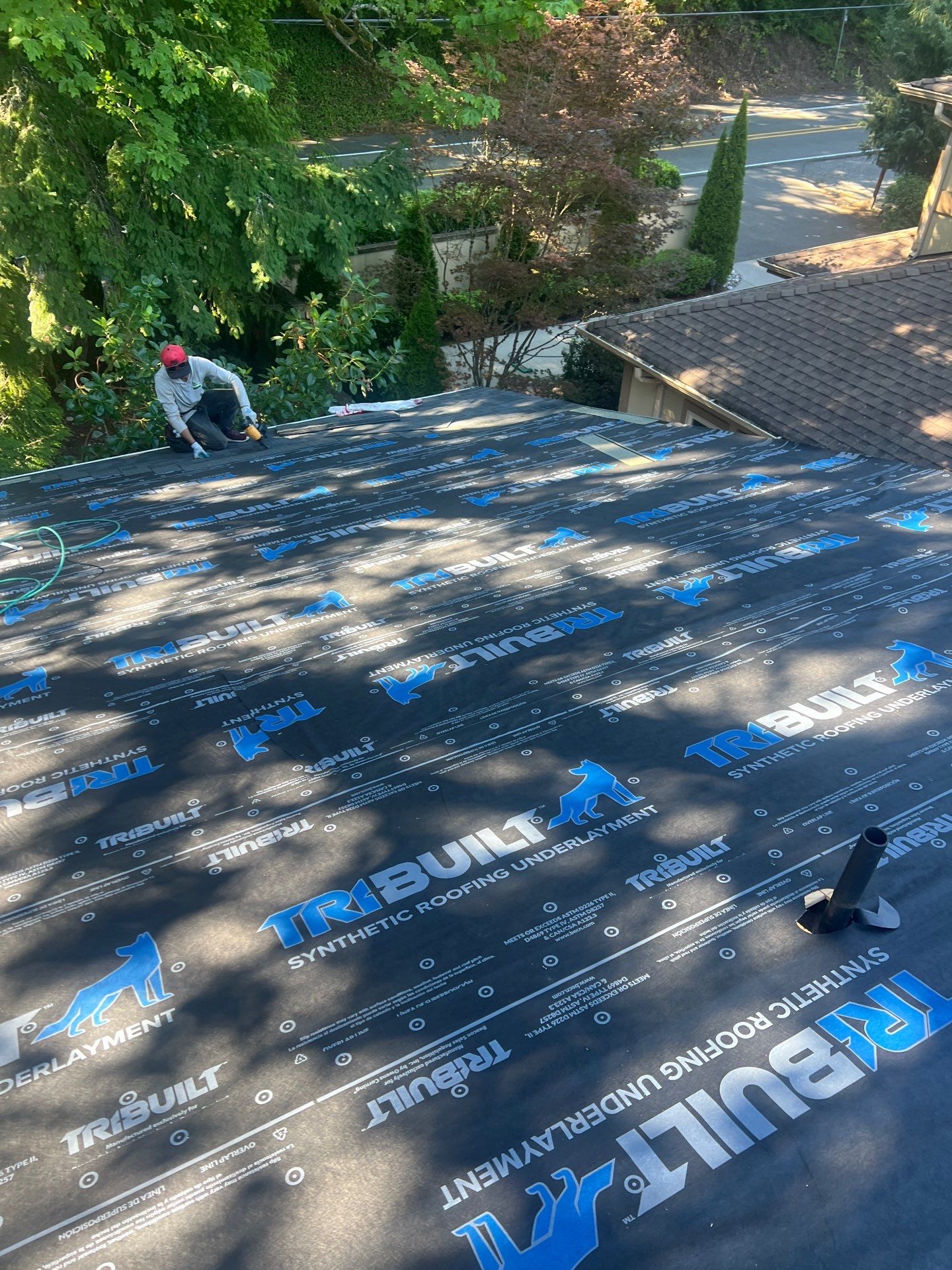Residential Roofing Installation using GAF HDZ Shingles by Roofing Formula LLC