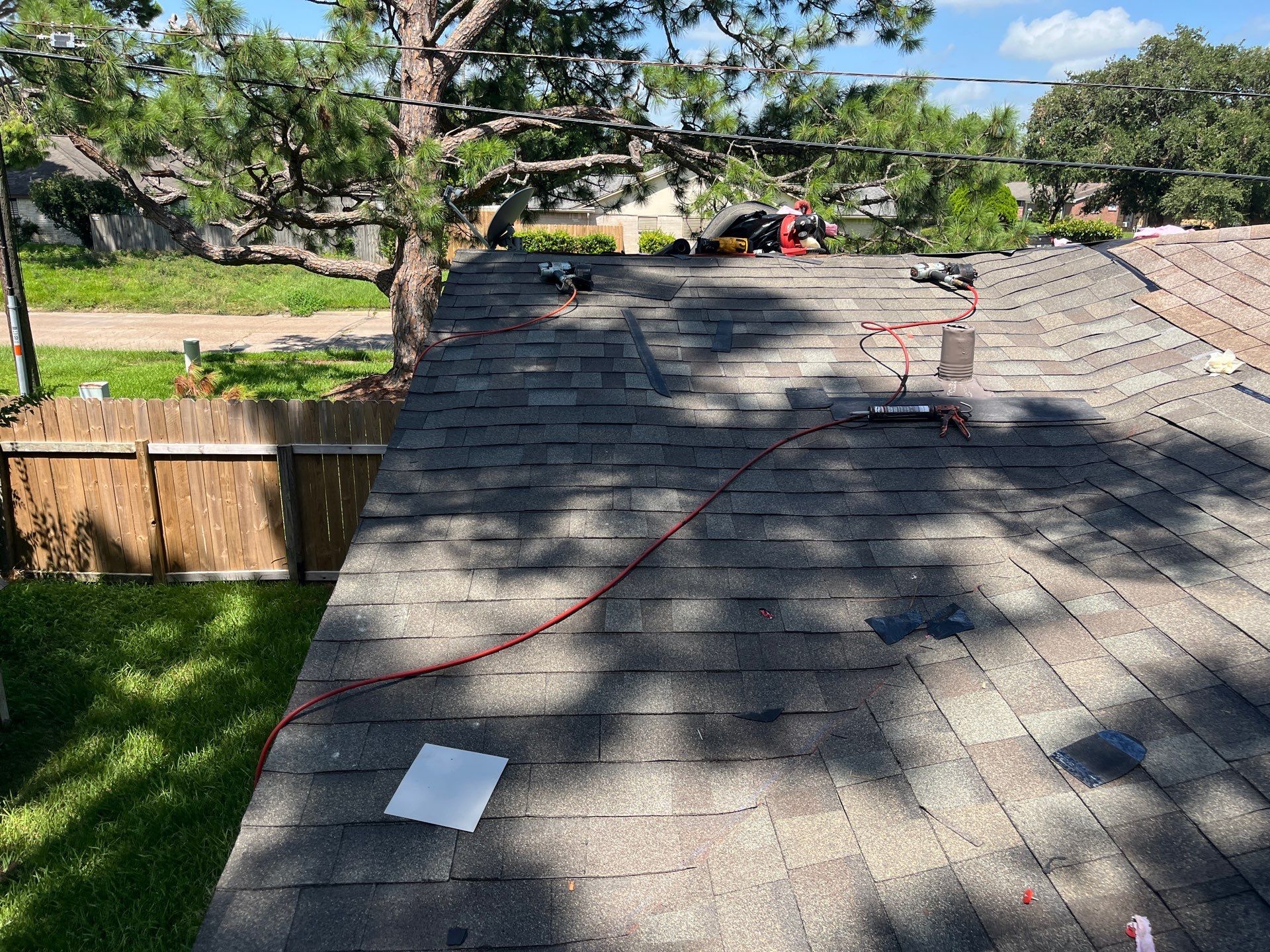 Residential Roofing Installation using Owen's Corning Duration (Lifetime) Shingles by Roof Repair Company