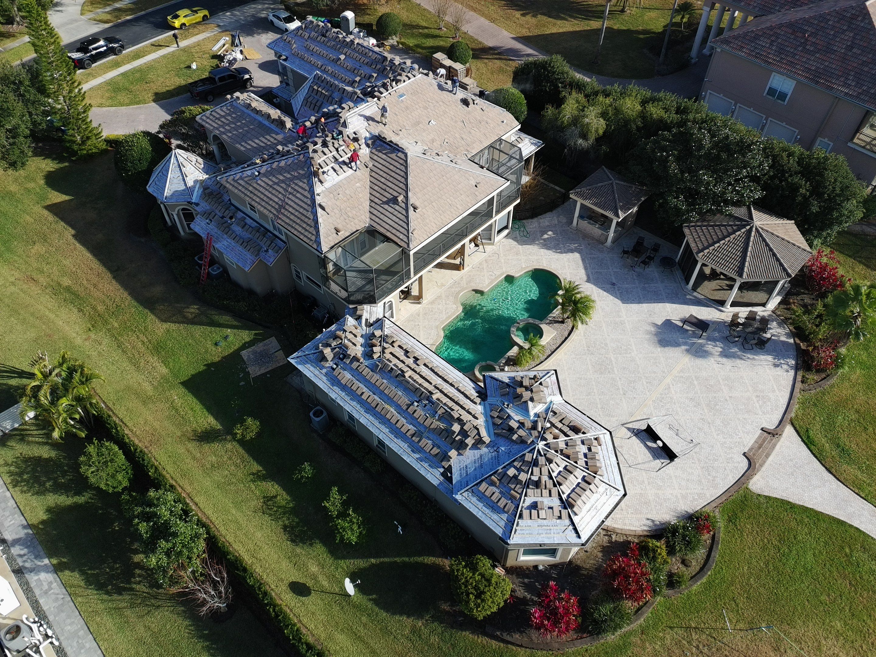 Mediterranean Tile Roof Replacement and Leak Remediation in Orlando by Fortified Roofing Solutions Corp.