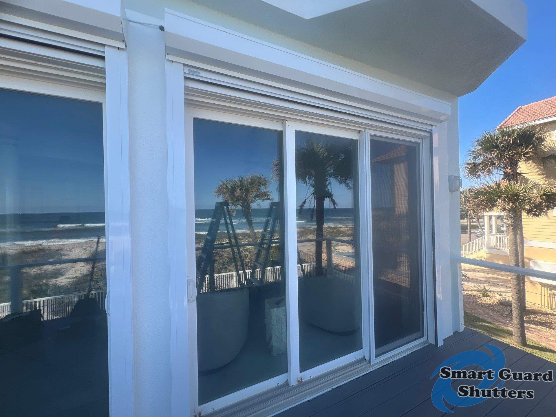 Rolling Shutters in White by Smart Guard Shutters