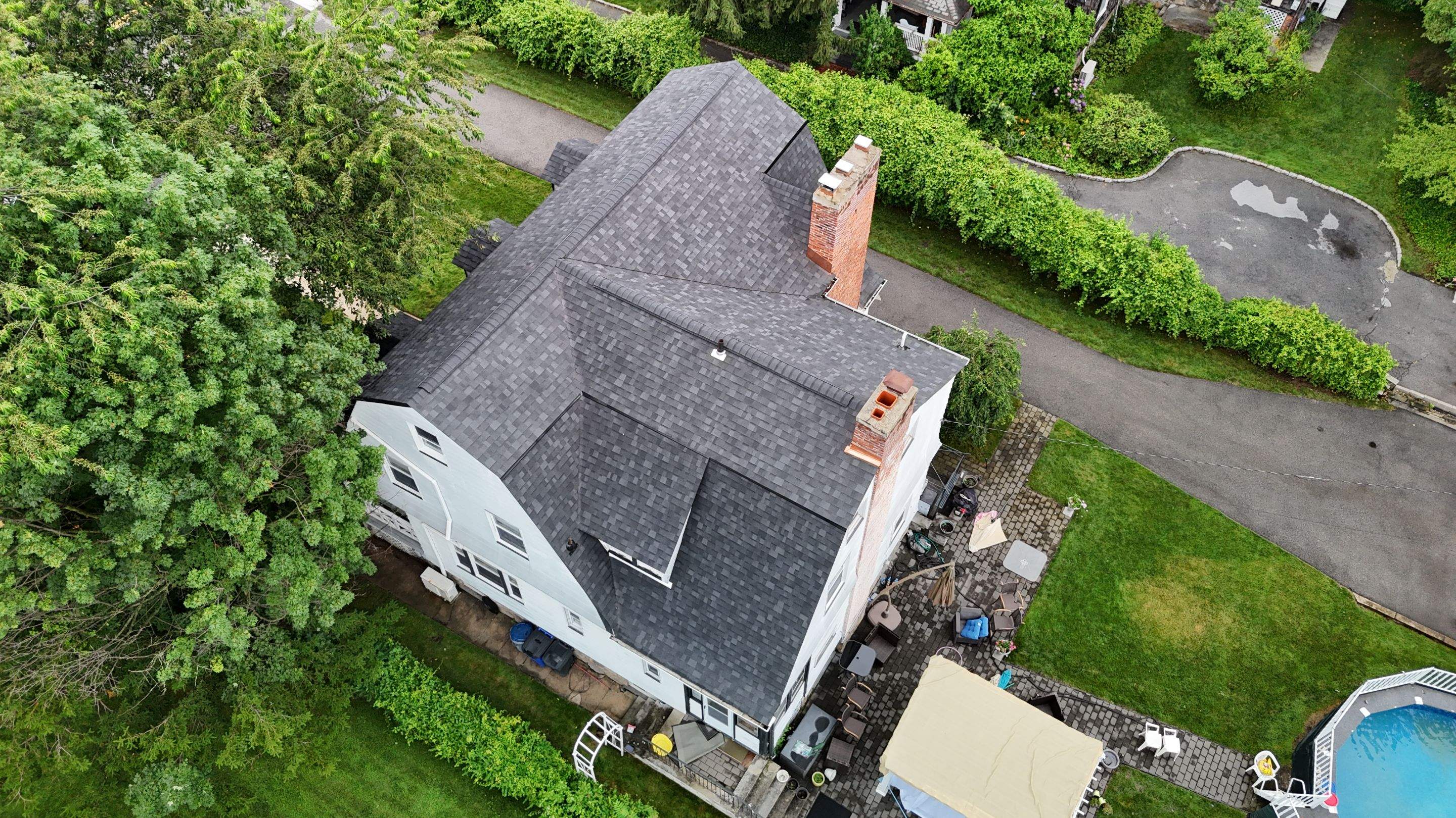 Project in New Rochelle by The Energy Efficient Roofer & George's Seamless Gutters