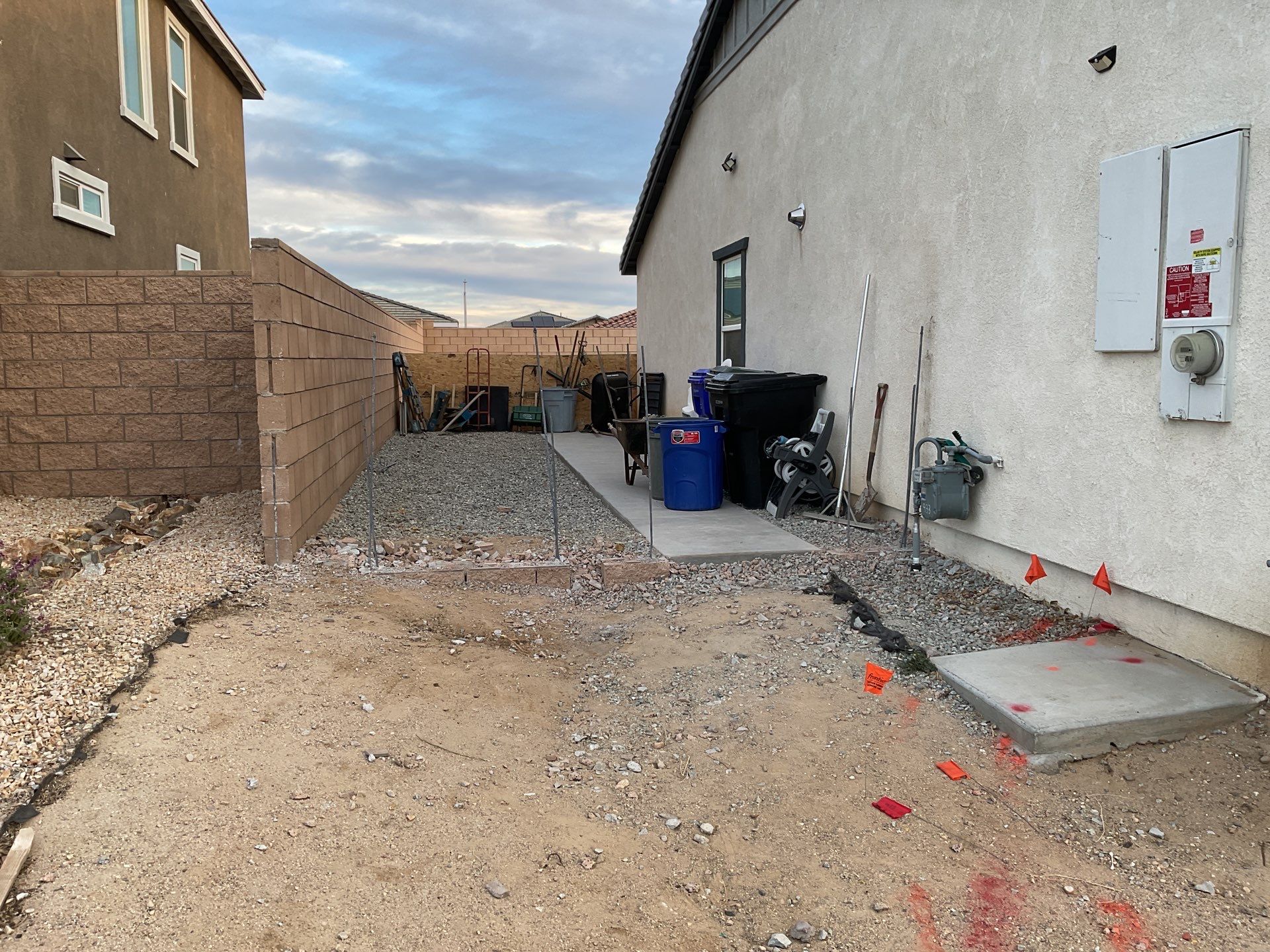 Gate installation using Vinyl by Fence Guys Inc. 