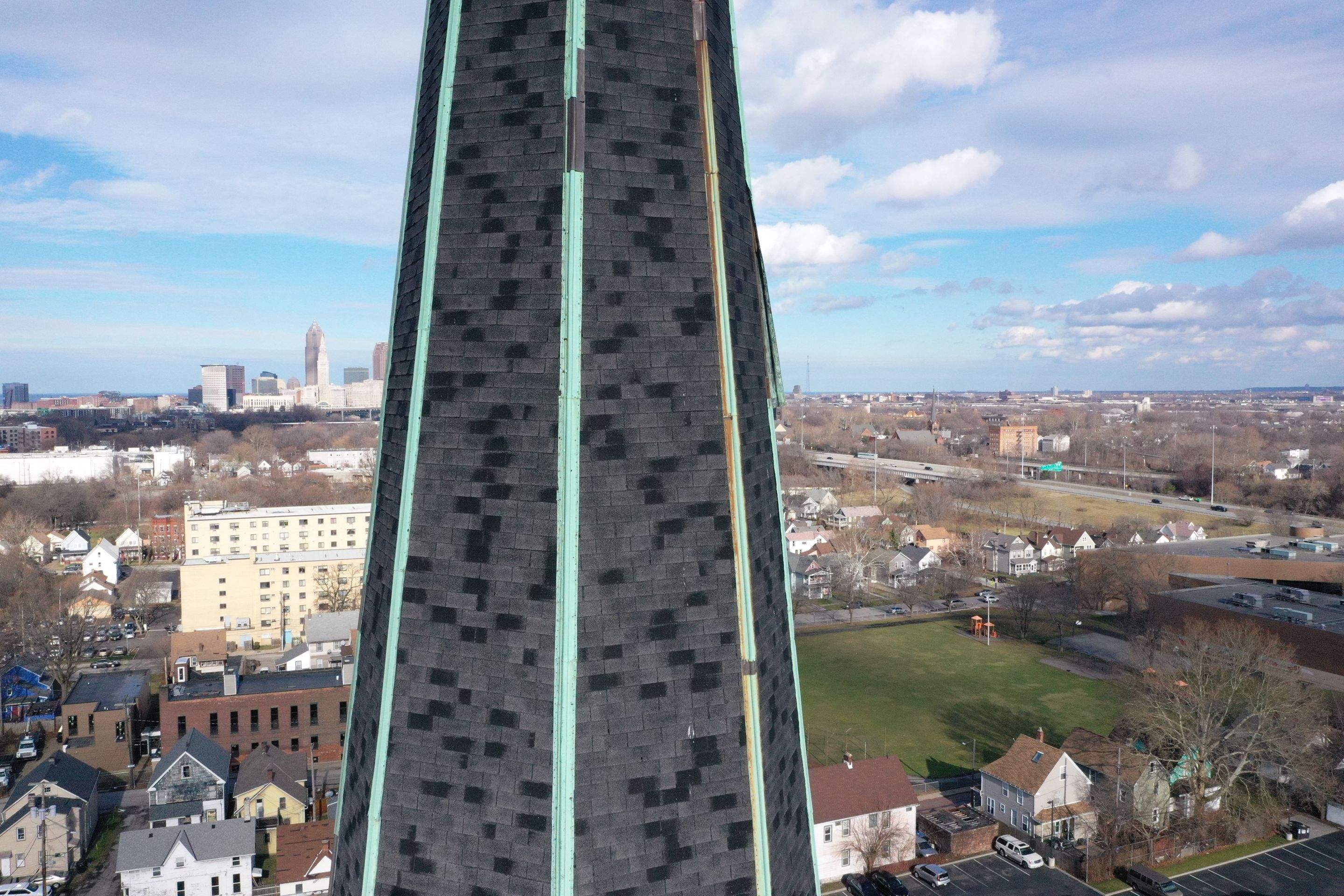 Drone Inspection by Absolute Roofing and Construction