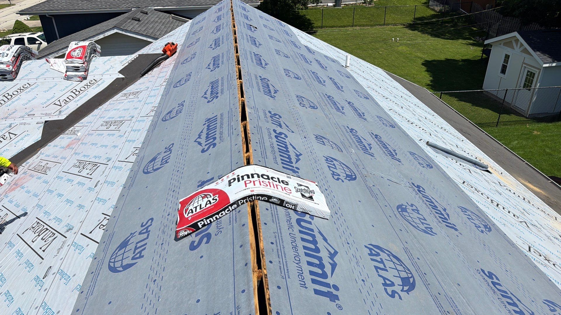 Architectural Asphalt Shingle Roof Replacement in West Chicago, Illinois by Pro Home Services Inc