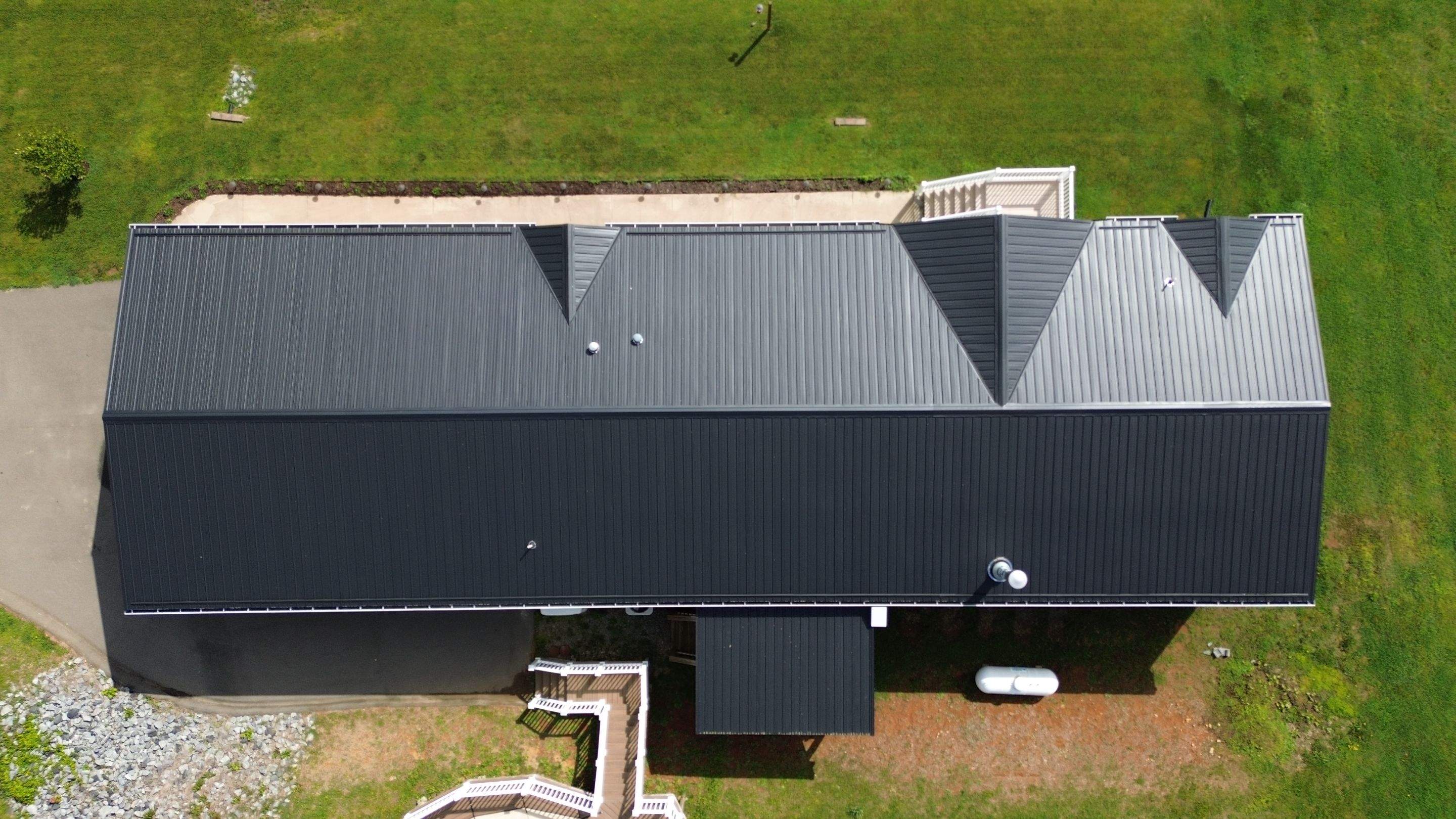 Black Frost AG Panel by Omnia Roofing
