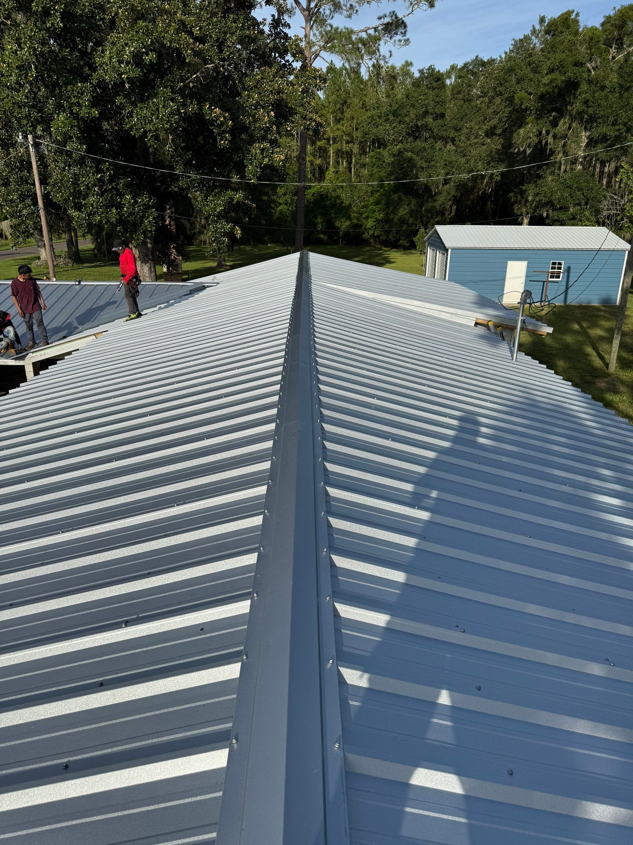 Metal Roofing Company in Trenton, Florida by Brehm Roofing