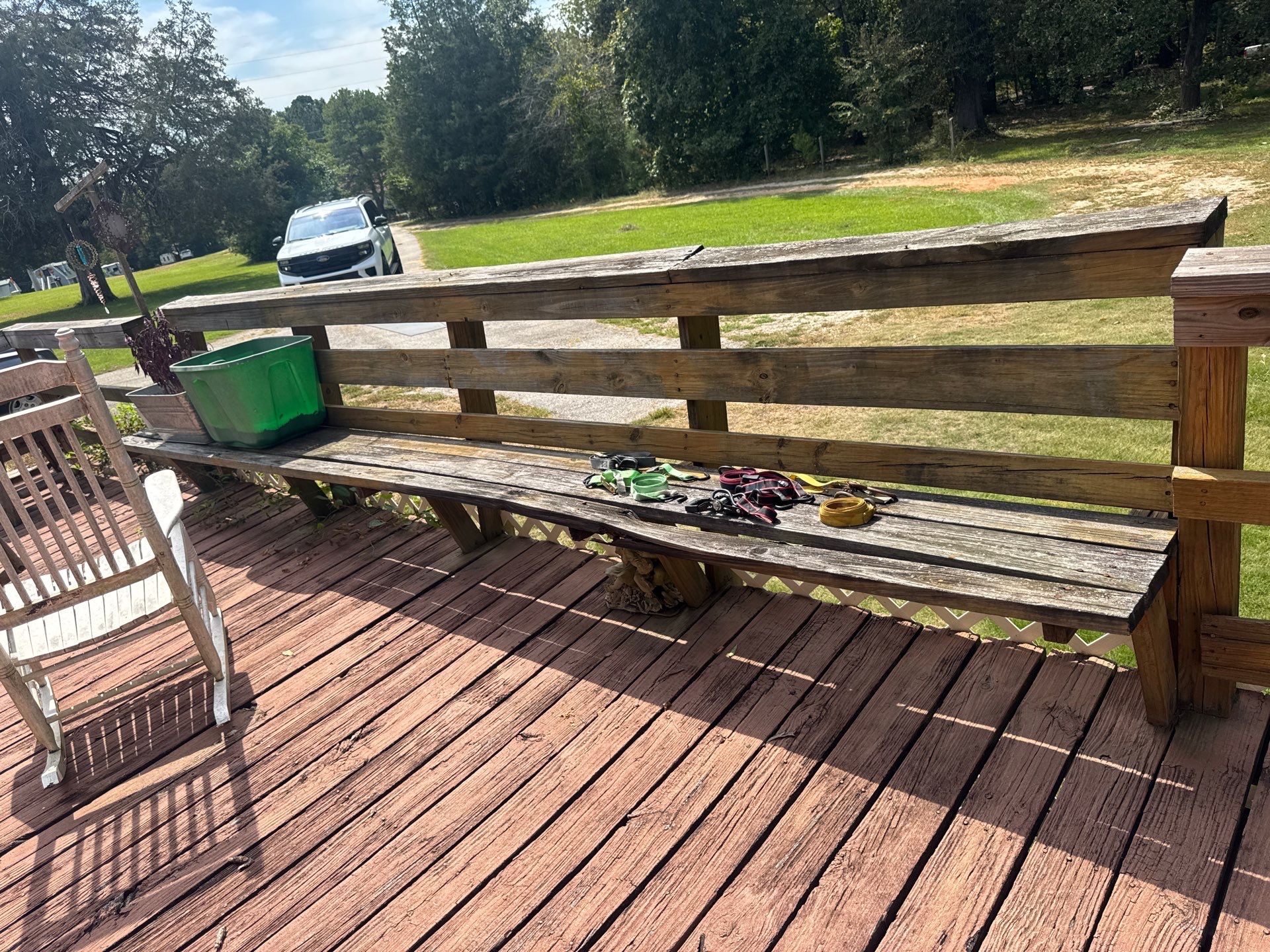 Custom Pressure-Treated Wood Deck and Pergola Build in Social Circle by PGP Surface Solutions, LLC
