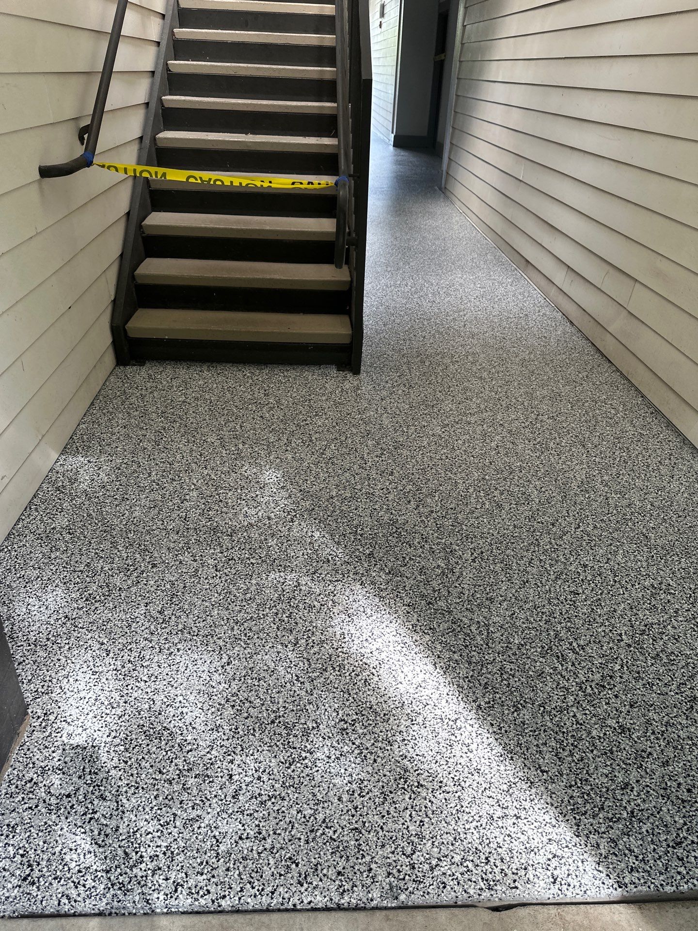 Commercial Floor Coating using Silverton by My Garage Floor Guys
