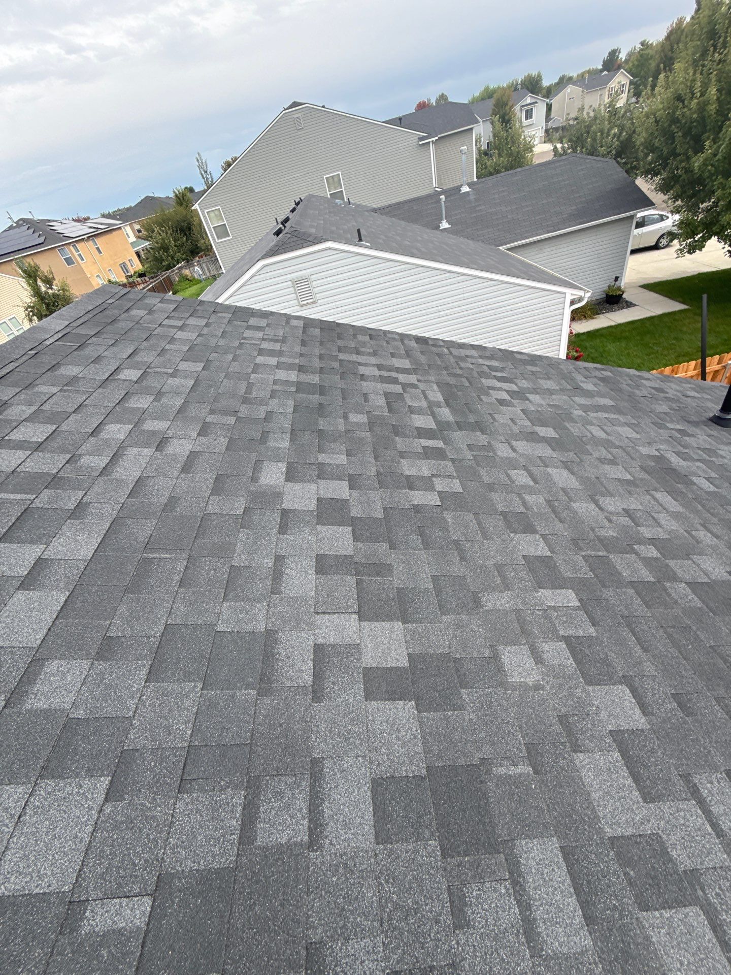 Middleton Residential Roof Replacement With Gray Architectural Asphalt Shingles by Olive Roofing