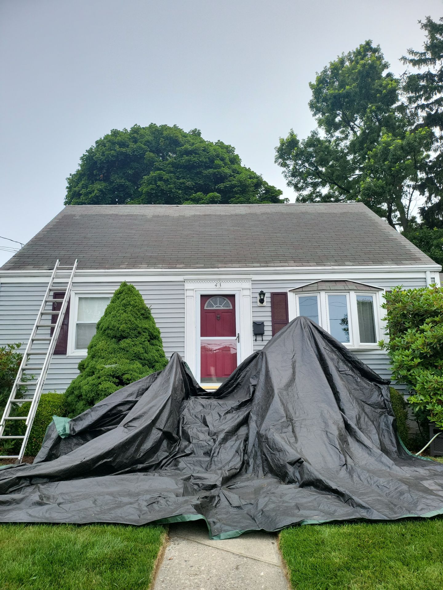Residential Roofing Installation using Owens Corning TruDefinition Duration AR - Estate Gray by A Plus Exterior