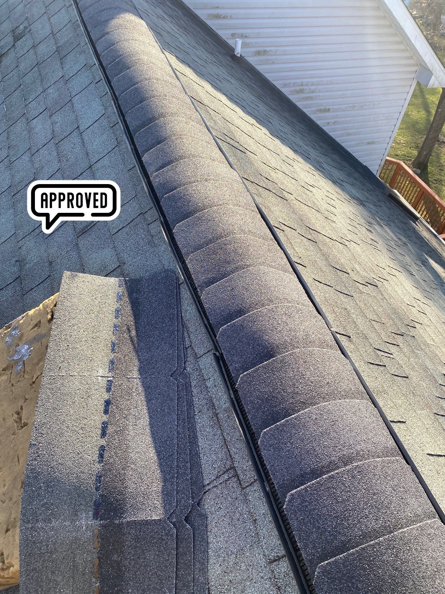 Remove the damage metal ridge vents by Alpha Design Services