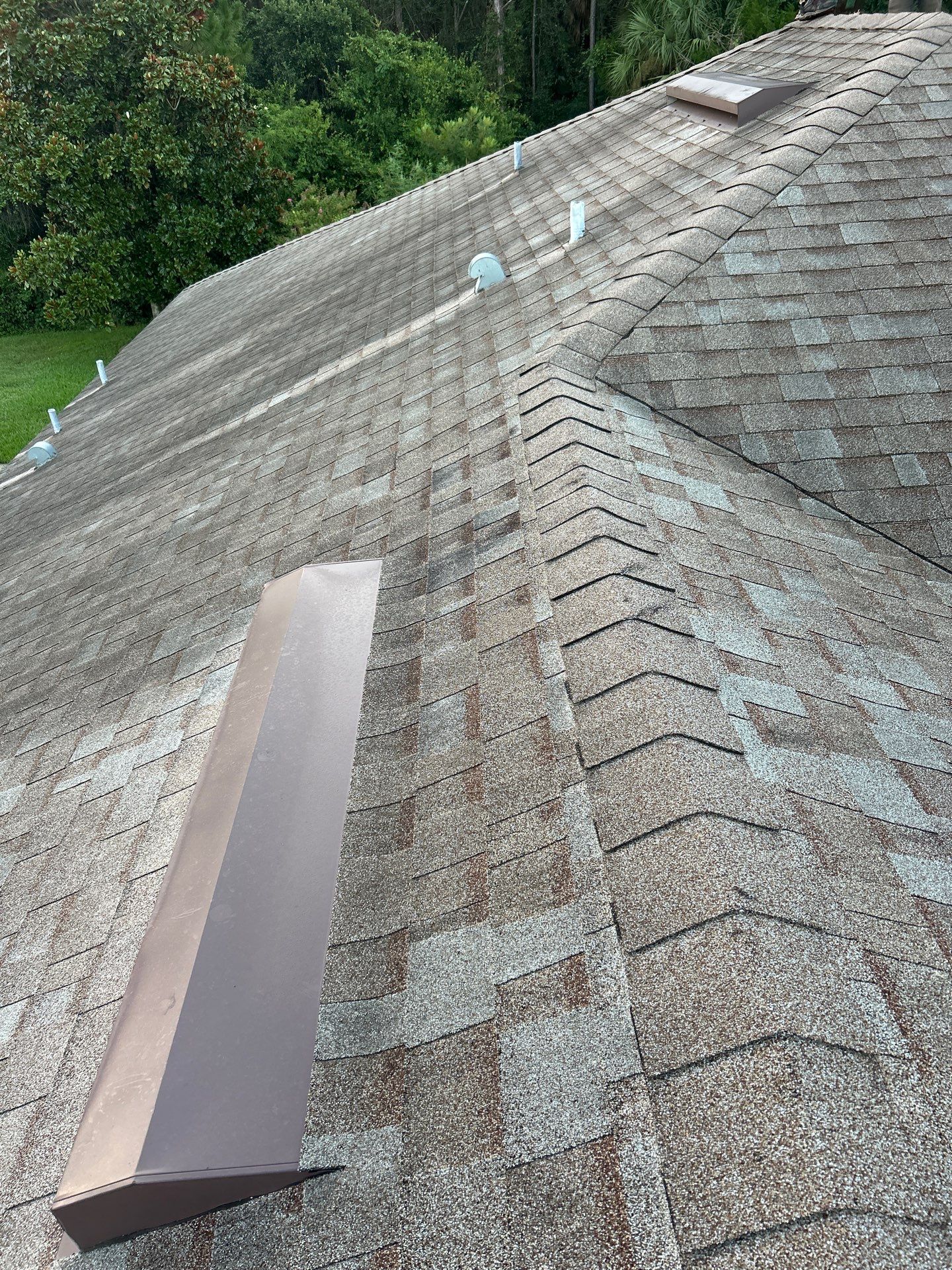 Complete Residential Roof Replacement in Port Orange Featuring Burnt Hickory Shingles by Pinnacle Roofing Group