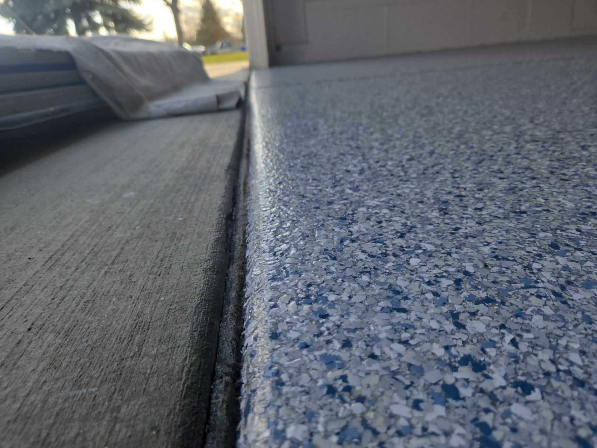 Mead Garage Floor Coating with Tidal Wave Polyurea Finish by Croc Coatings, LLC