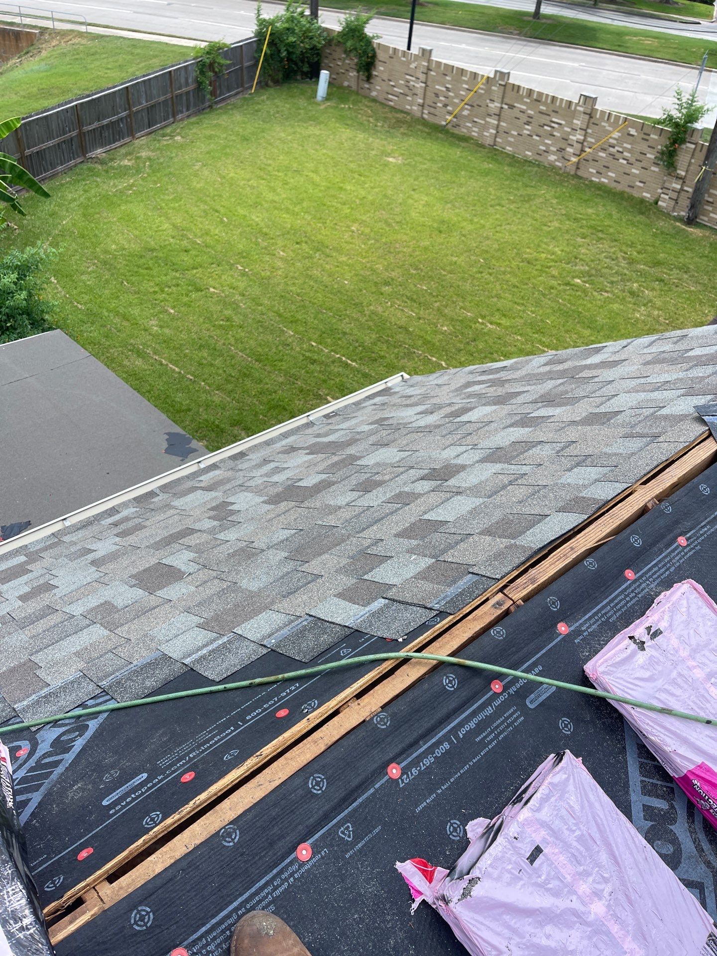 Residential Roofing Installation using Owen's Corning Duration (Lifetime) Shingles by Roof Repair Company