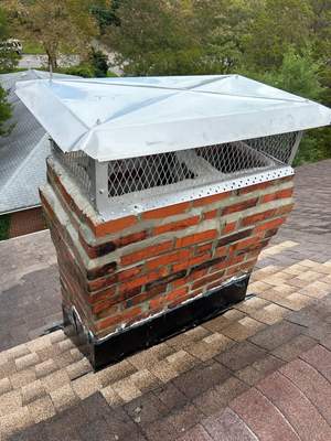 Flashing + Cap + Masonry