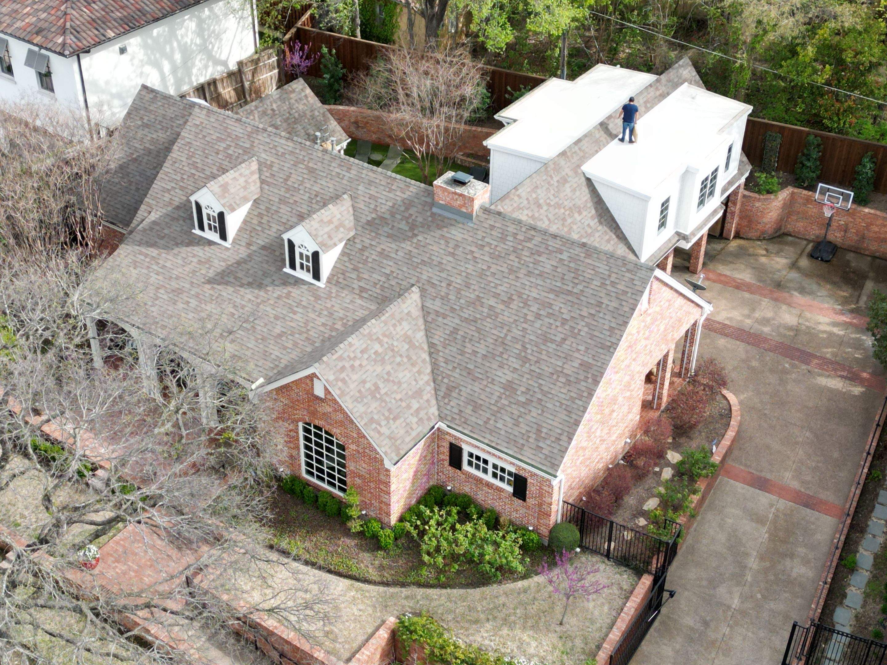 Residential Roofing Installation using Malarkey Legacy Scotchgard Shingles by Harvey Roofing & Construction