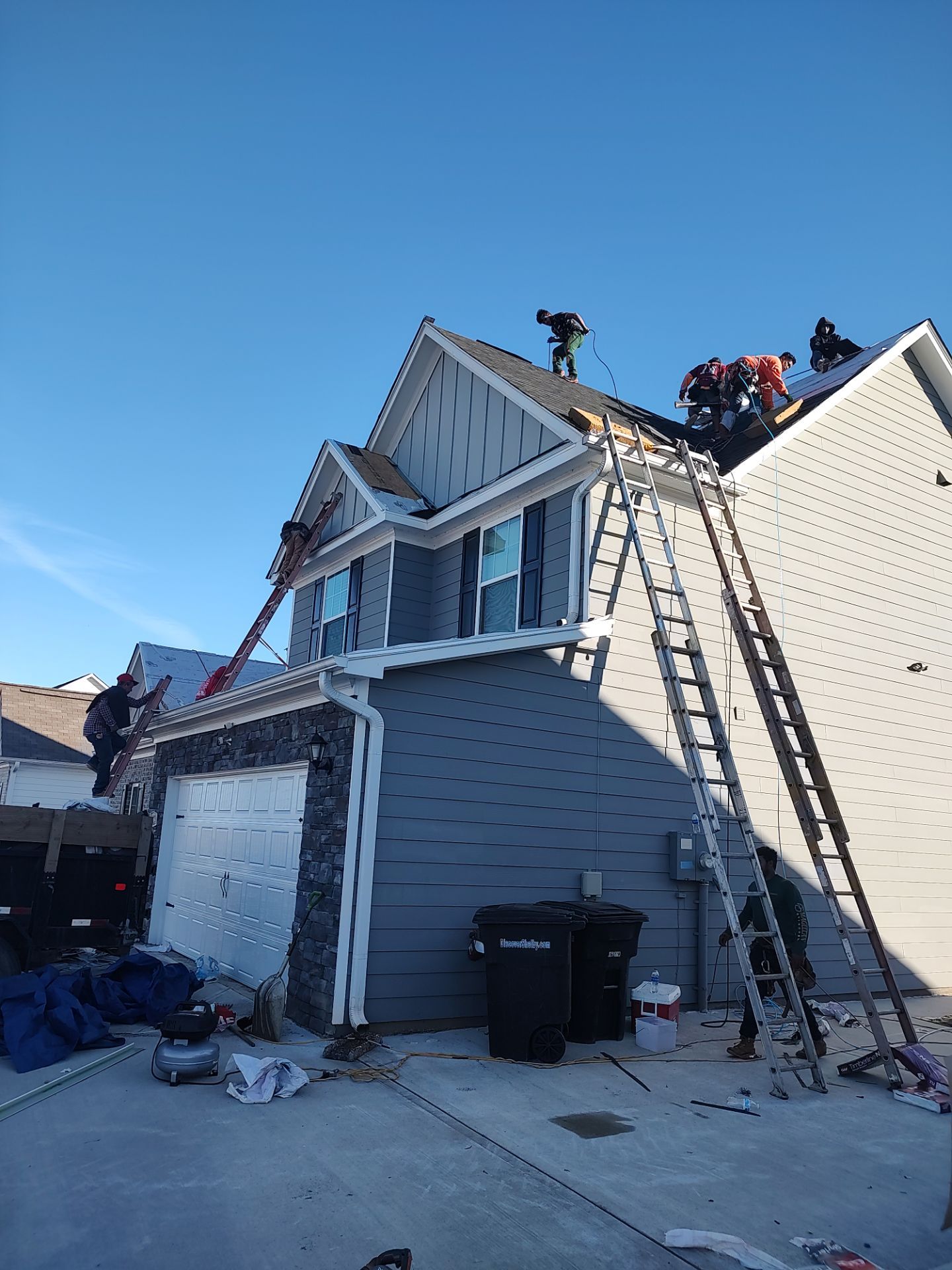 Residential Roof Replacement using GAF NATURAL SHADOW - CHARCOAL by Elite Roofing LLC