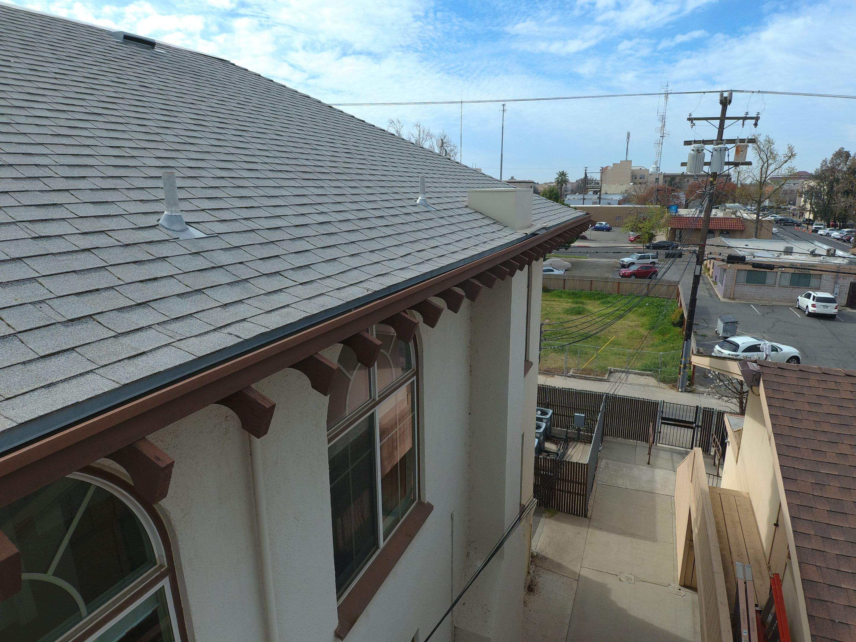  Presbyterian Church repairs to entrance architecture by Straight Edge Roofing Inc