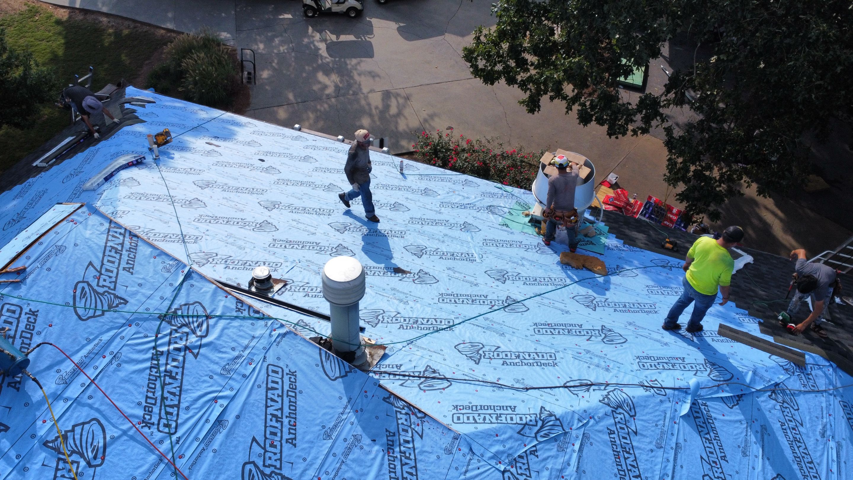 Country Club Roofing Installation by Reset Roofing