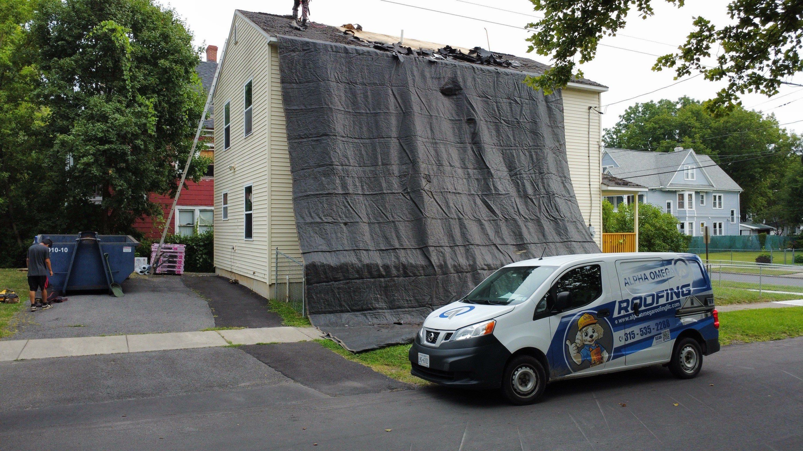 🏡 New Roof Installed in Syracuse, NY | Owens Corning Shingles 🔧 by Alpha Omega Roofing LLC