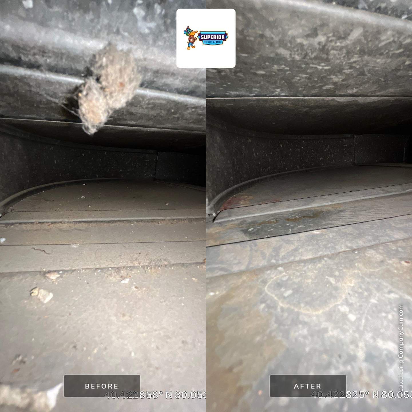 Air Duct Cleaning With a Vacuum Truck in Pittsburgh, PA by Superior Air Duct Cleaning