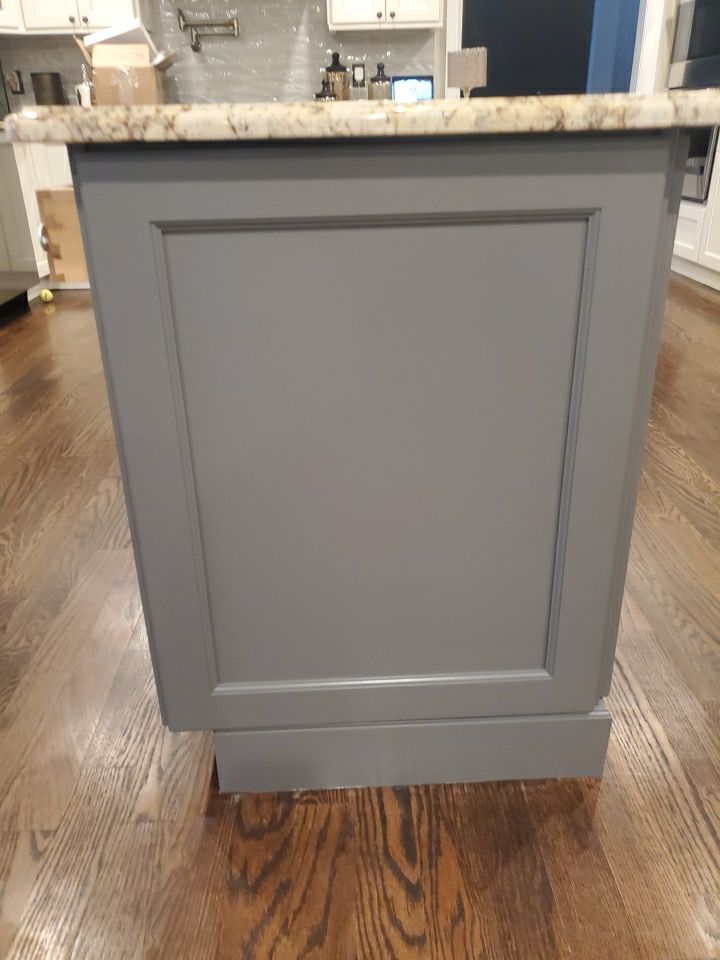 Kitchen Cabinets Refinished in Kendall Charcoal HC-166  by Spectrum Painting, LLC