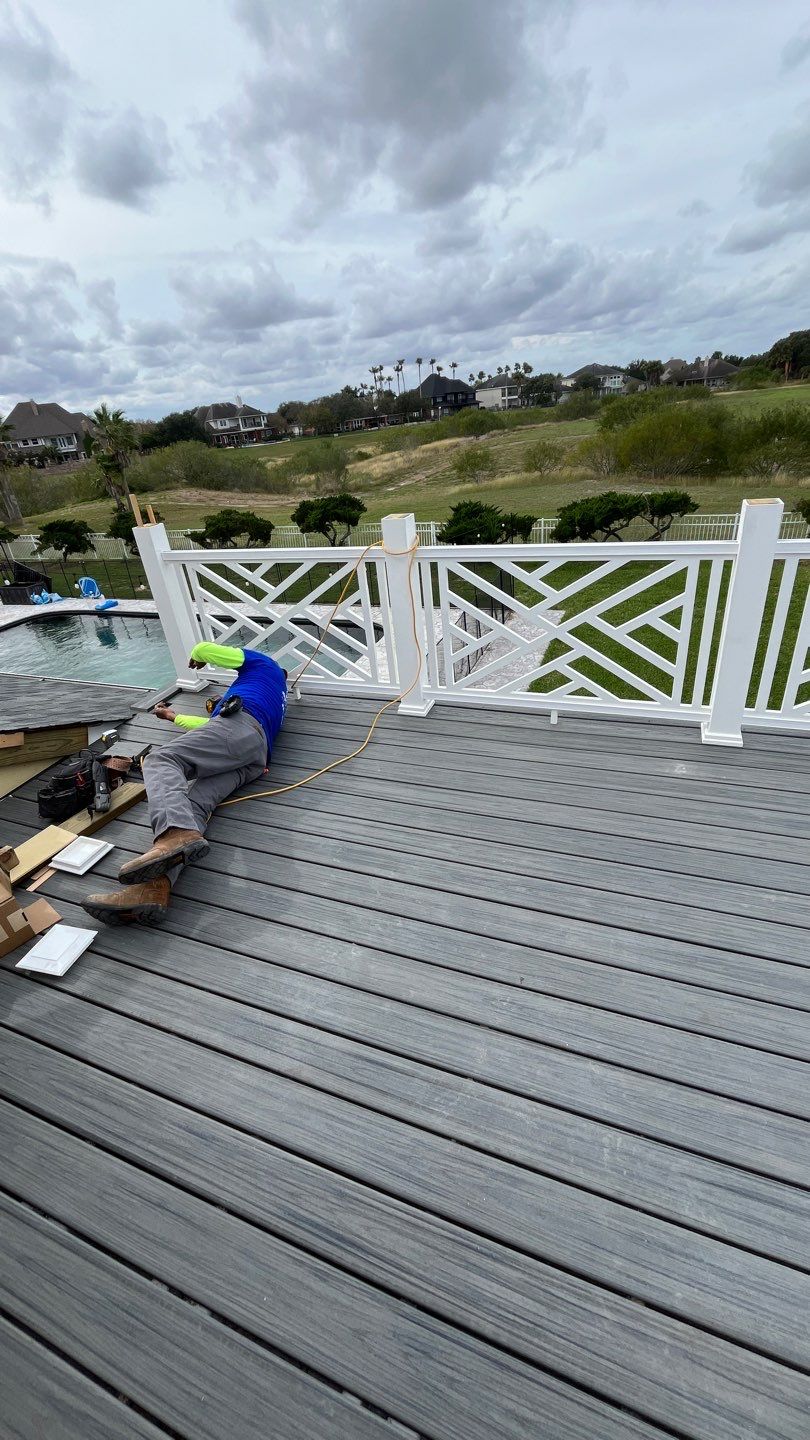 Chippendale Railings by Bayfront Roofing and Construction
