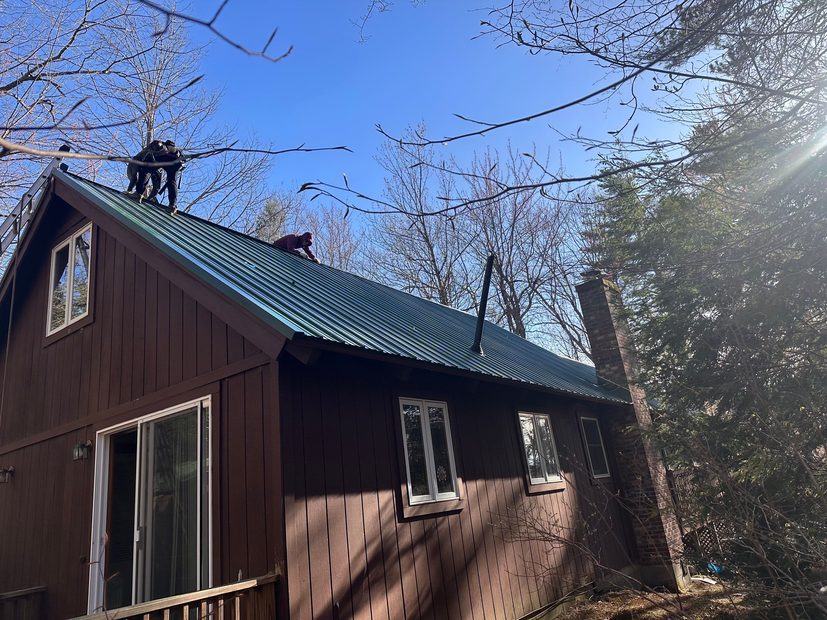 Metal Roof In Moultonborough, NH by Tall pine roofing