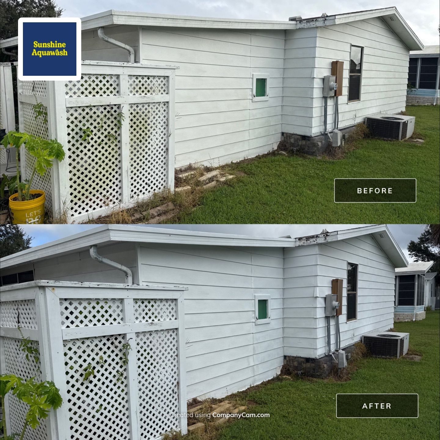 Mobile Home Wash – Veranda Springs, Parrish FL by Sunshine AquaWash