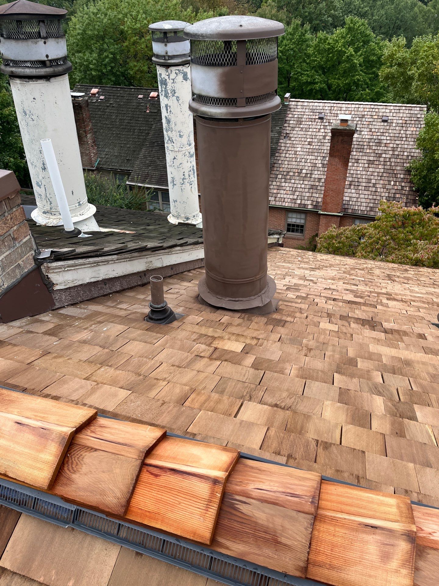 Arlington: Residential Roof Replacement with Perfection CCA-Treated Cedar Shakes by RM Banning, Inc.