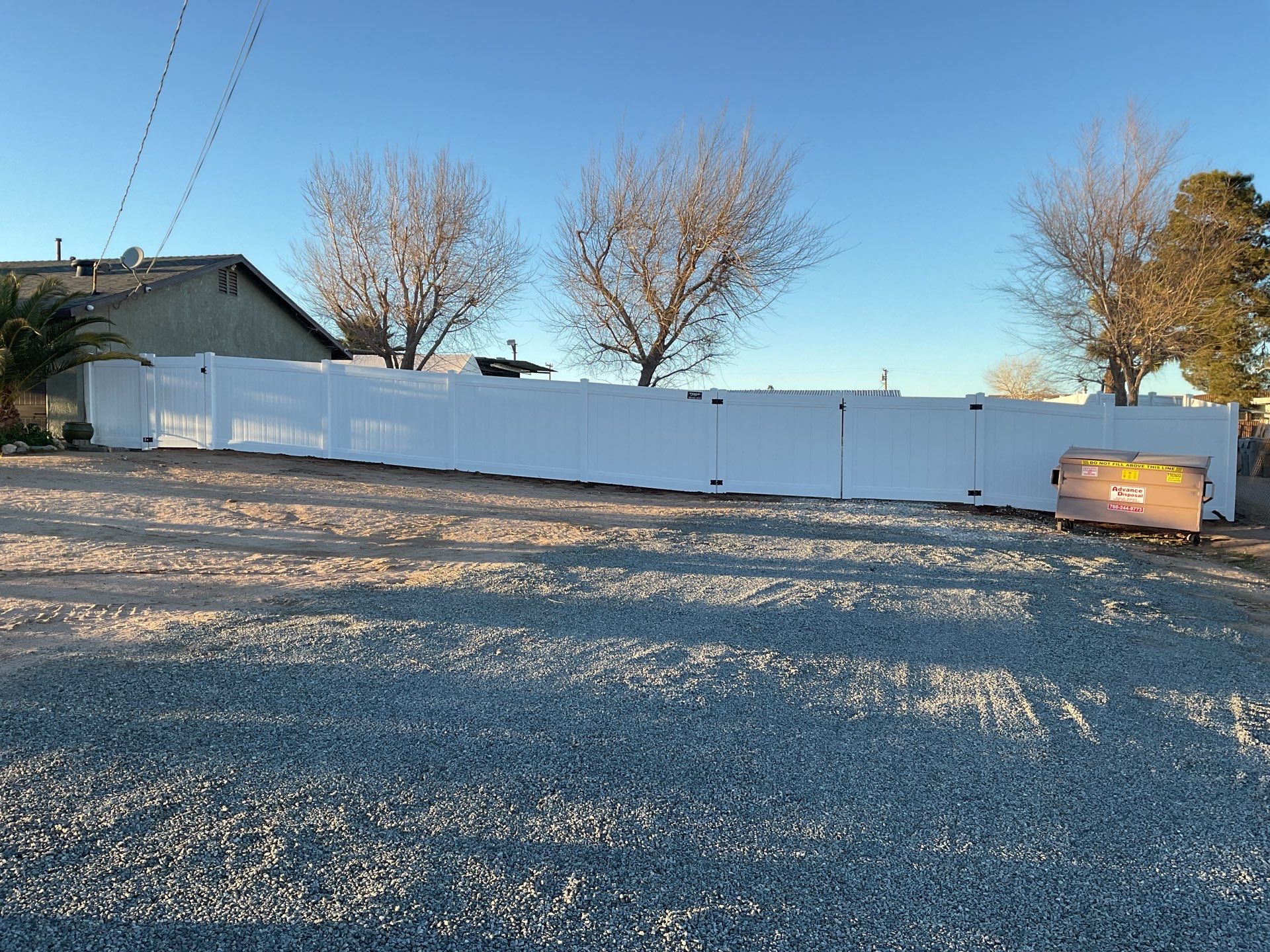 Replacement of old chain link fence by Fence Guys Inc. 