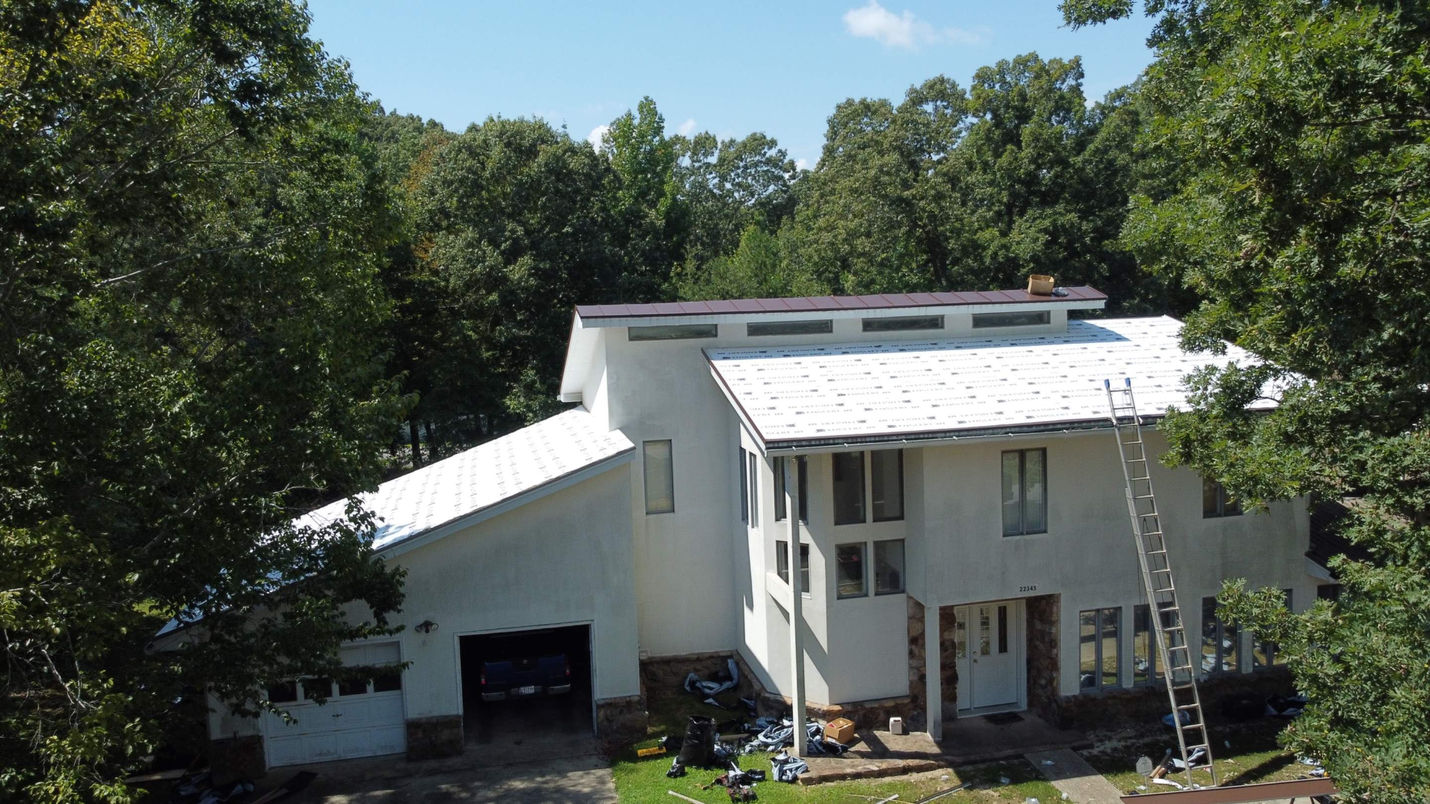 Residential Roofing Installation using Standing Seam Metal Roof | Mechanically Fastened | 24 Gauge by Matter Construction, LLC