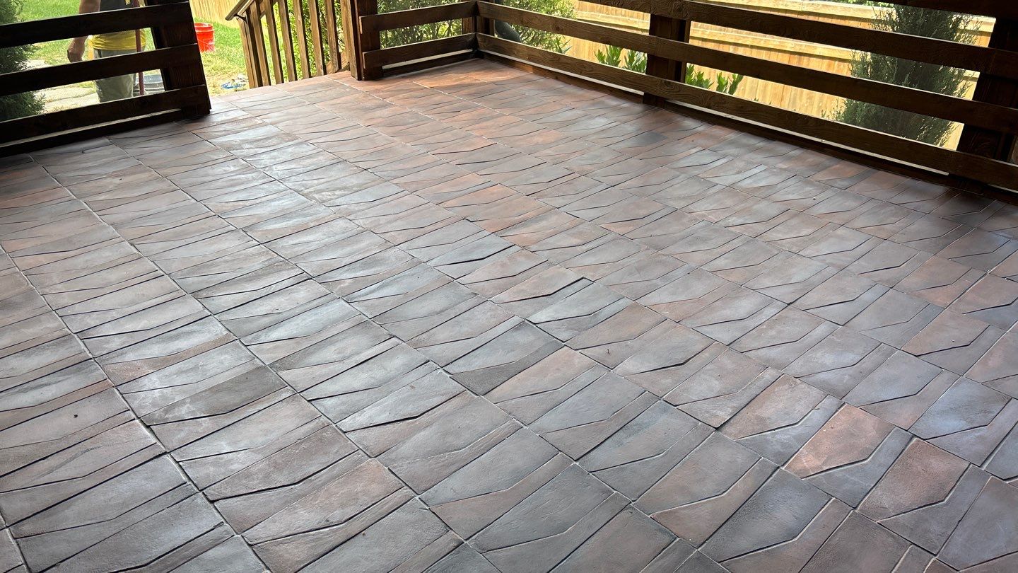 Terra cotta porch  by Footprints Floors of Nashville