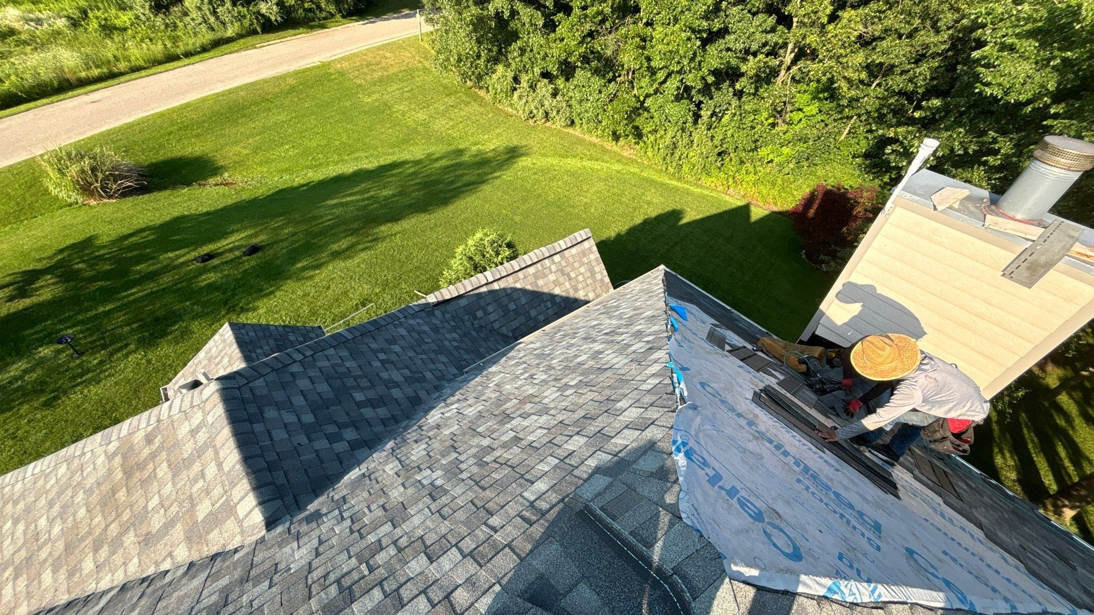 Roof Replacement using CertainTeed Landmark by 180 Contractors