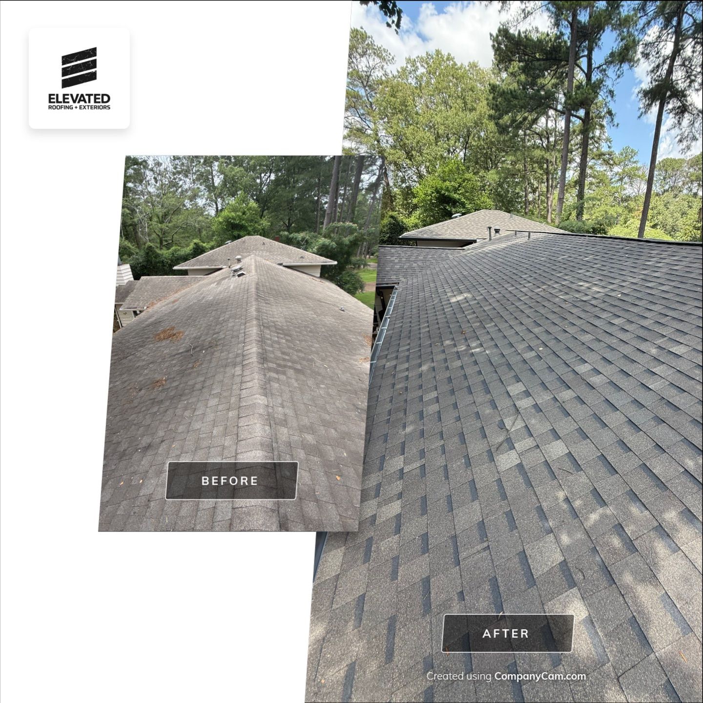Full Exterior Makeover – Retail Restoration | Jackson, MS by Elevated Roofing + Exteriors