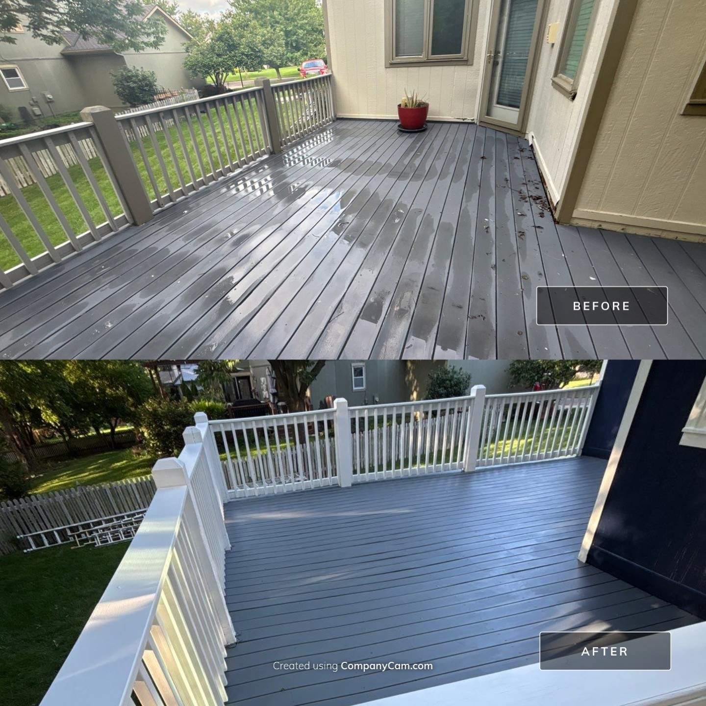 Exterior Painting and Extensive Wood Rot Repair in Overland Park by Cougar Painting