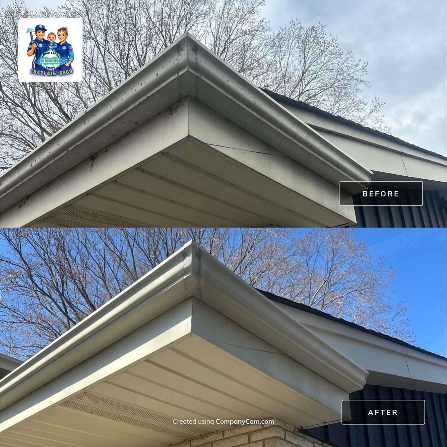 Highland Park, IL House Wash by Simmons Power & Soft Washing