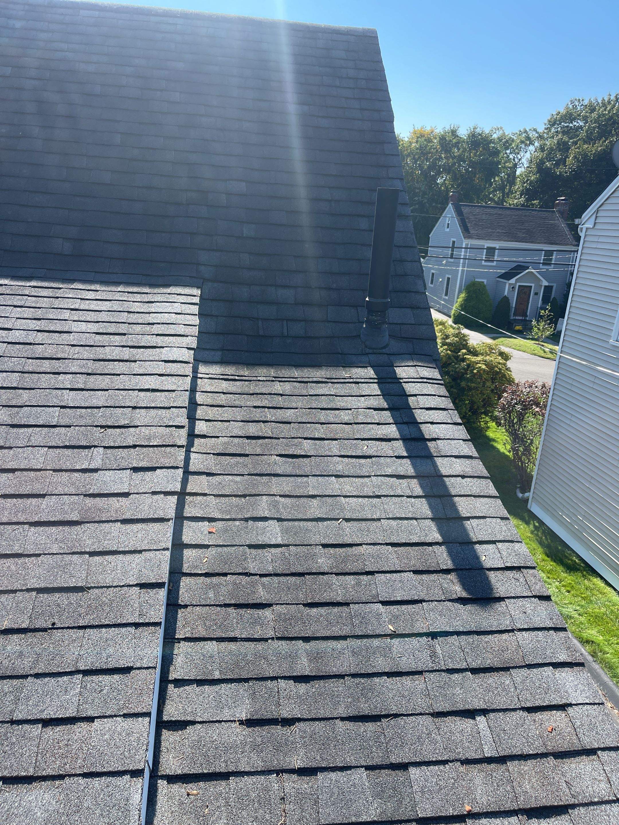 Residential Roofing Installation using Owens Corning TruDefinition Sierra Gray by A Plus Exterior