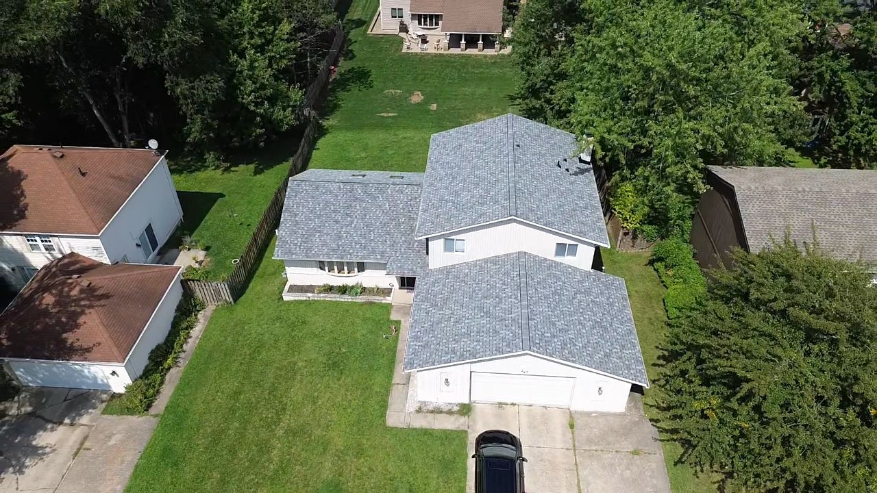 Atlas Pinnacle, Color, Coastal Granite, Drip Edge, Tuxedo Gray by Eagle Eye Roofing